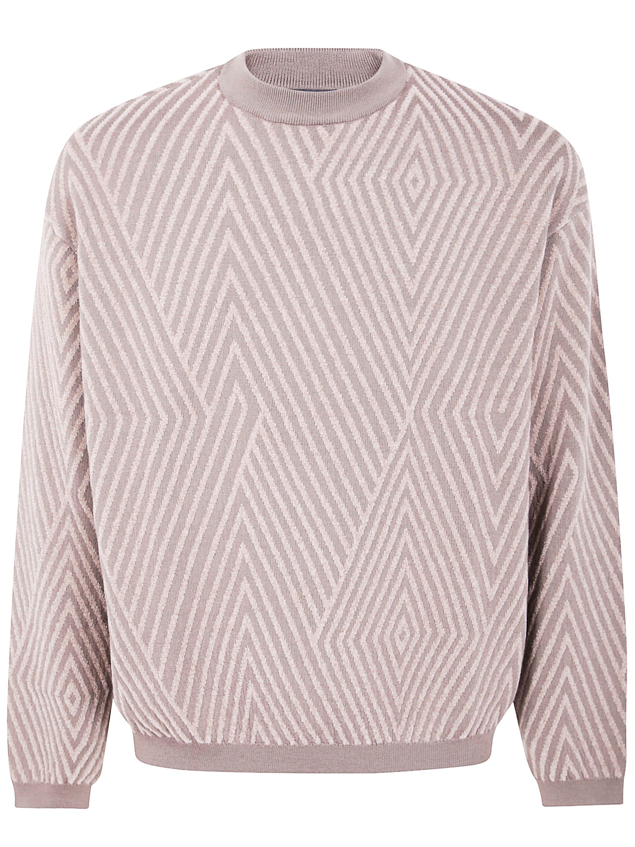 EMPORIO ARMANI Round Neck Sweater for Men - FW25 Collection