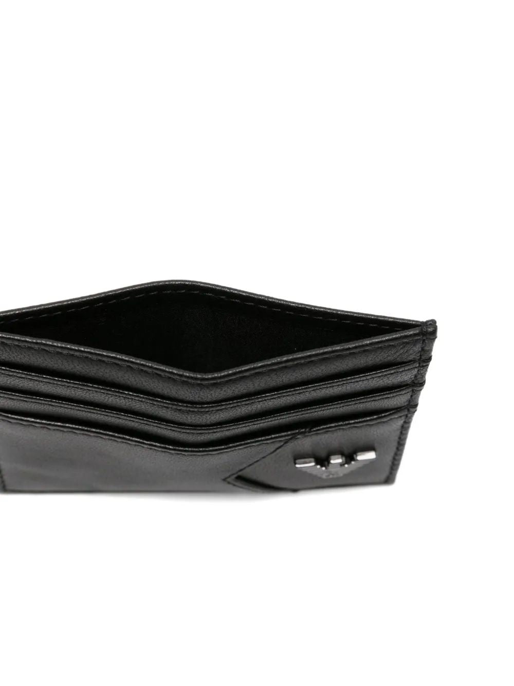 EMPORIO ARMANI Premium Nappa Sheepskin Mini Card Holder