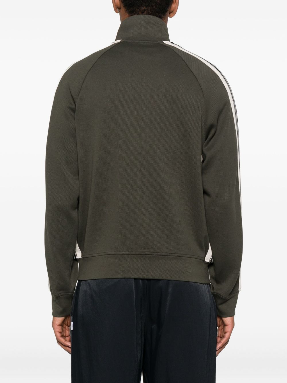 EMPORIO ARMANI Men's Logo Cotton Zipped Sweatshirt