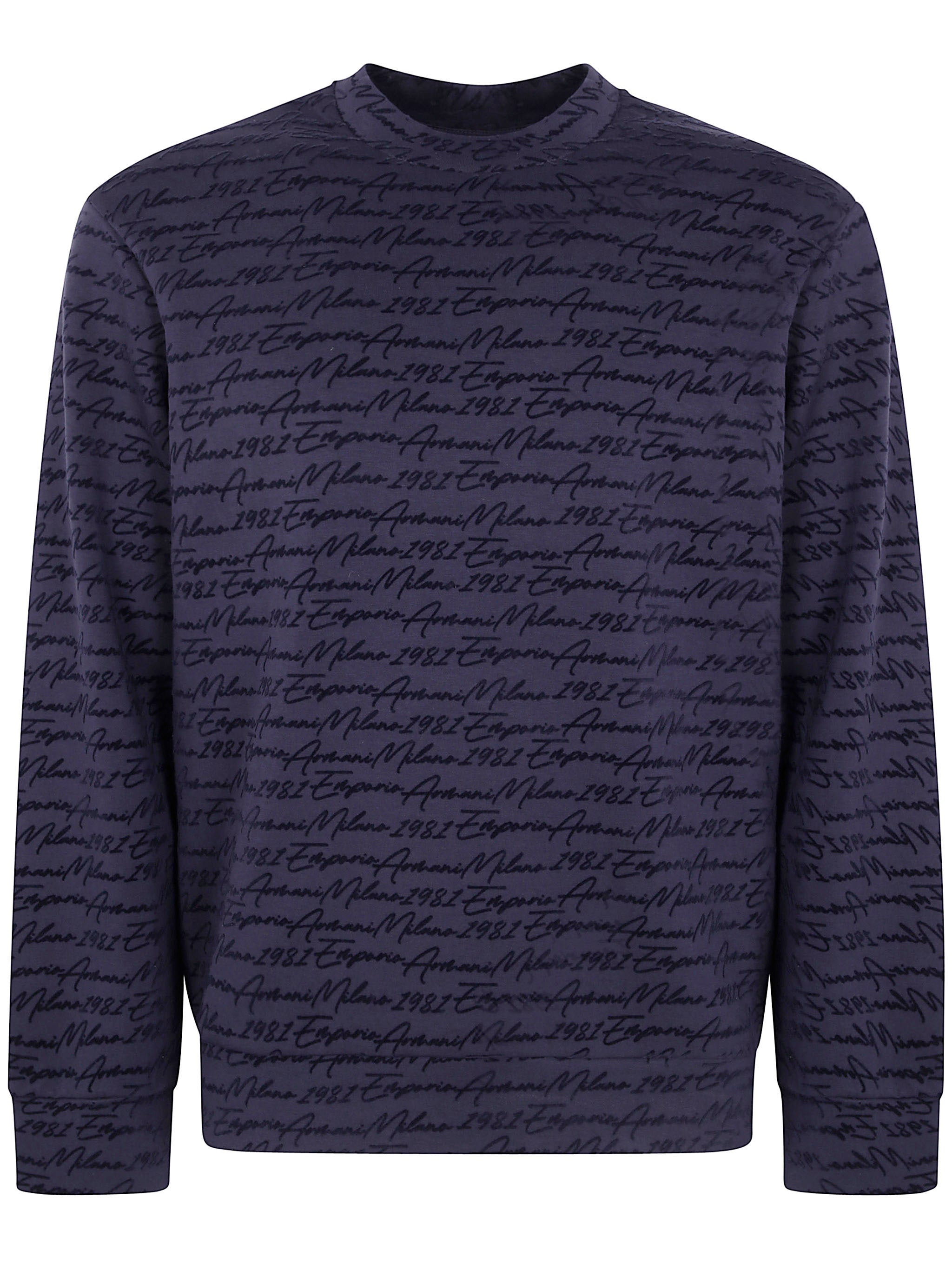 EMPORIO ARMANI Classic Round Neck Sweatshirt for Men