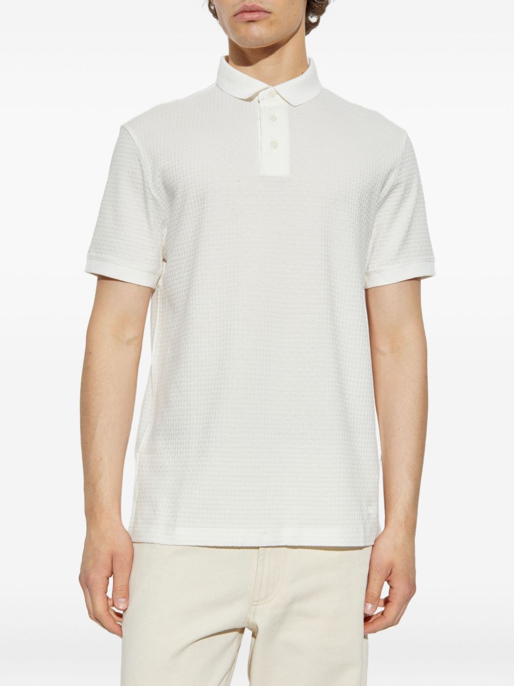 EMPORIO ARMANI Men's Short Sleeve Printed Polo Shirt