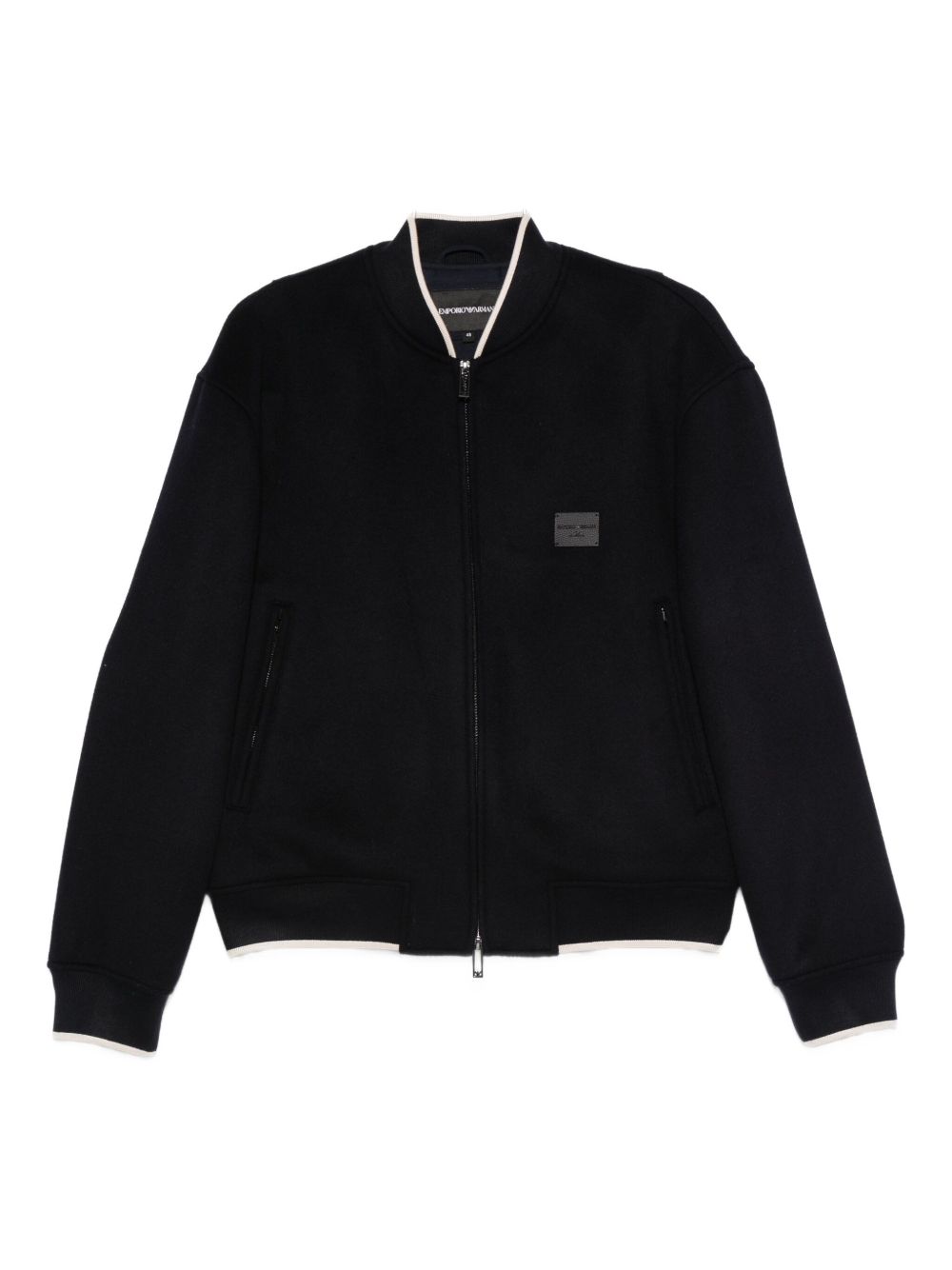 EMPORIO ARMANI Men's Wool Bomber Jacket