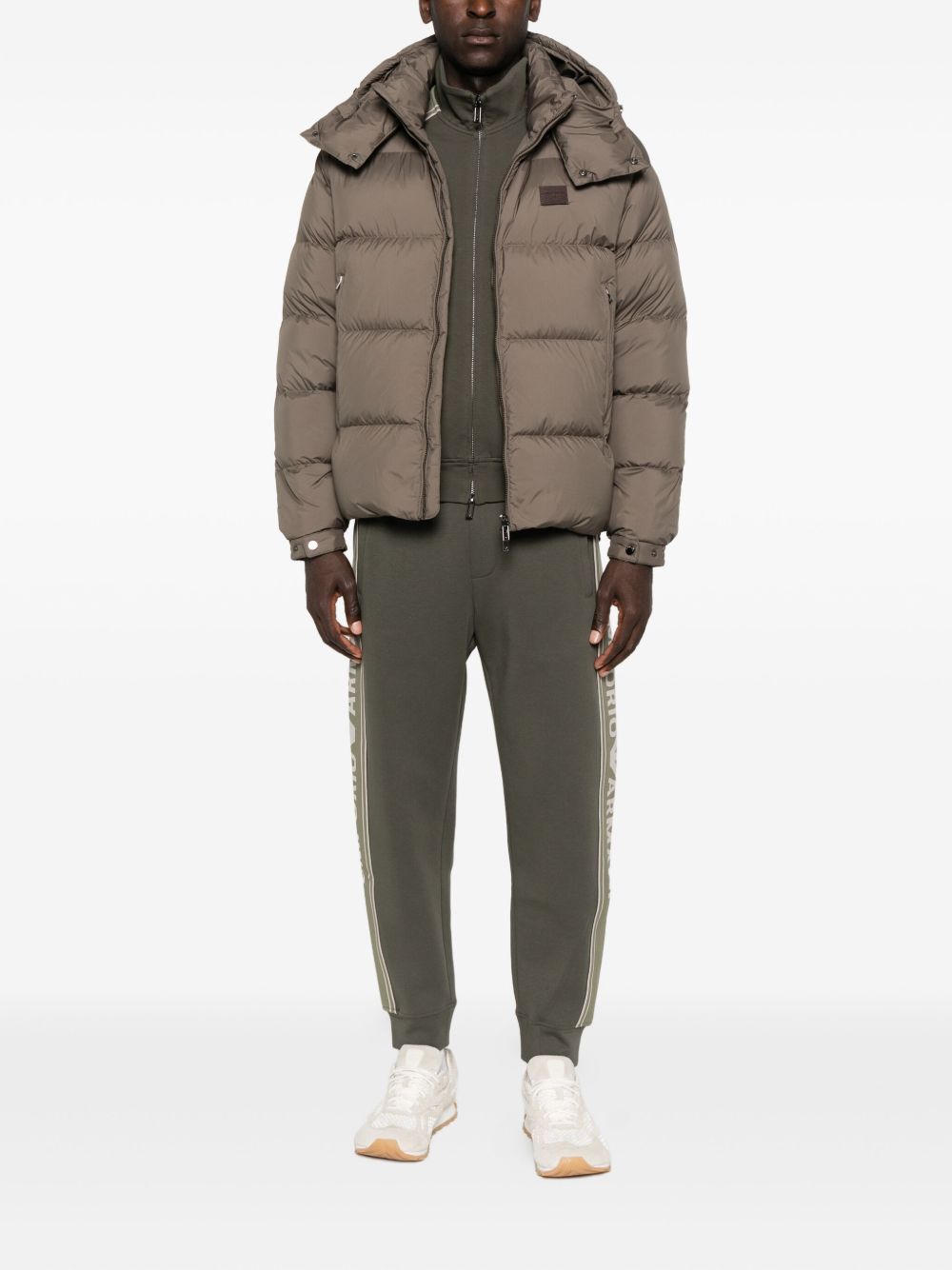 EMPORIO ARMANI Mini Nylon Short Down Jacket for Men - Fall/Winter 2025