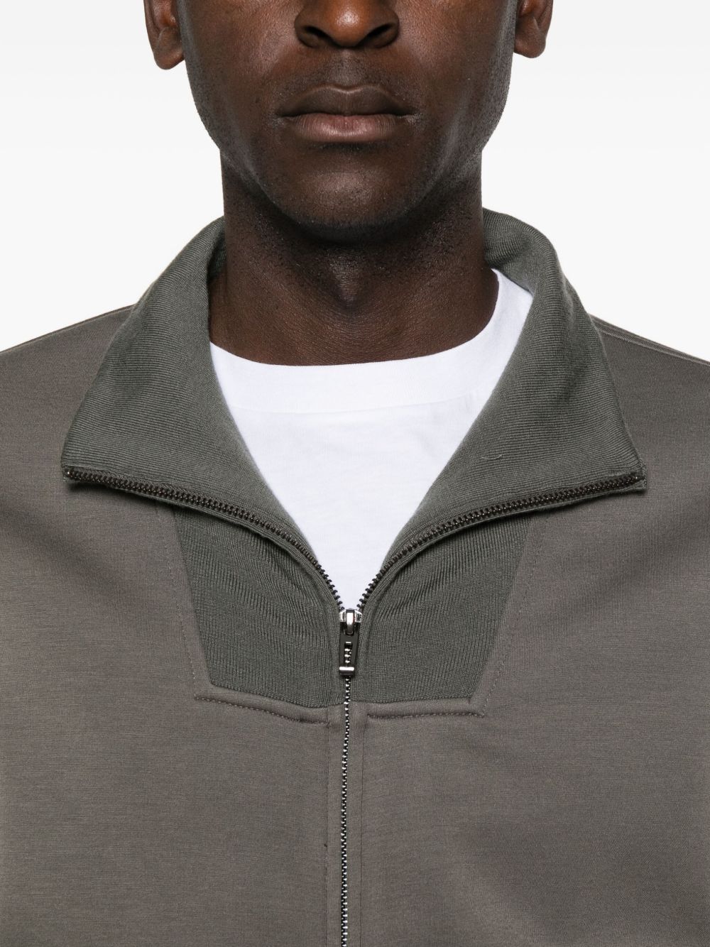 EMPORIO ARMANI Men's Zipped Sweatshirt - FW25 Collection