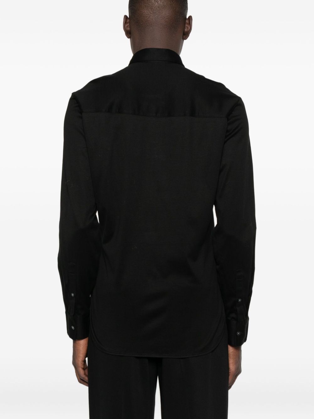 EMPORIO ARMANI Long Sleeve Cotton Shirt for Men - FW25