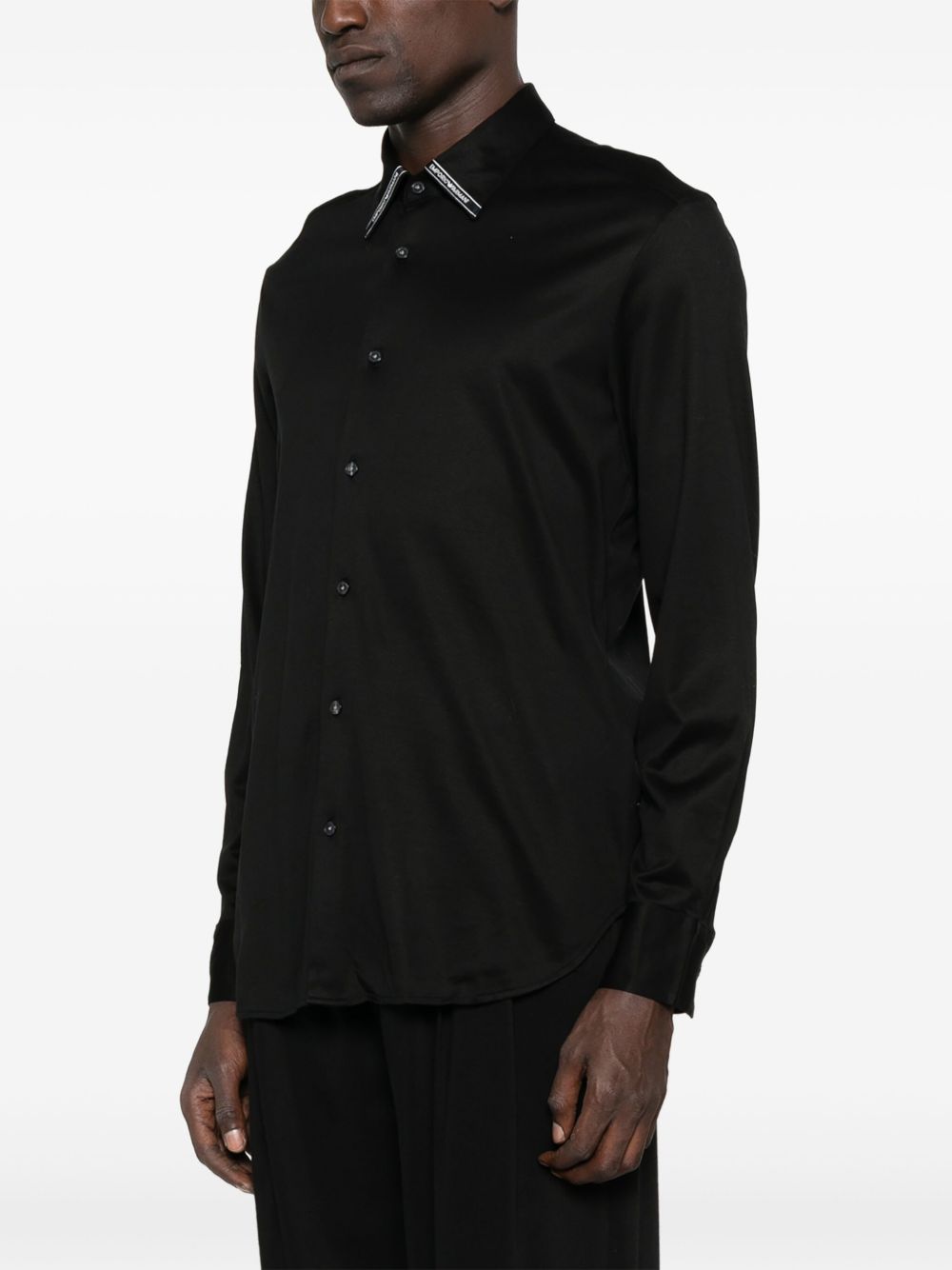 EMPORIO ARMANI Long Sleeve Cotton Shirt for Men - FW25