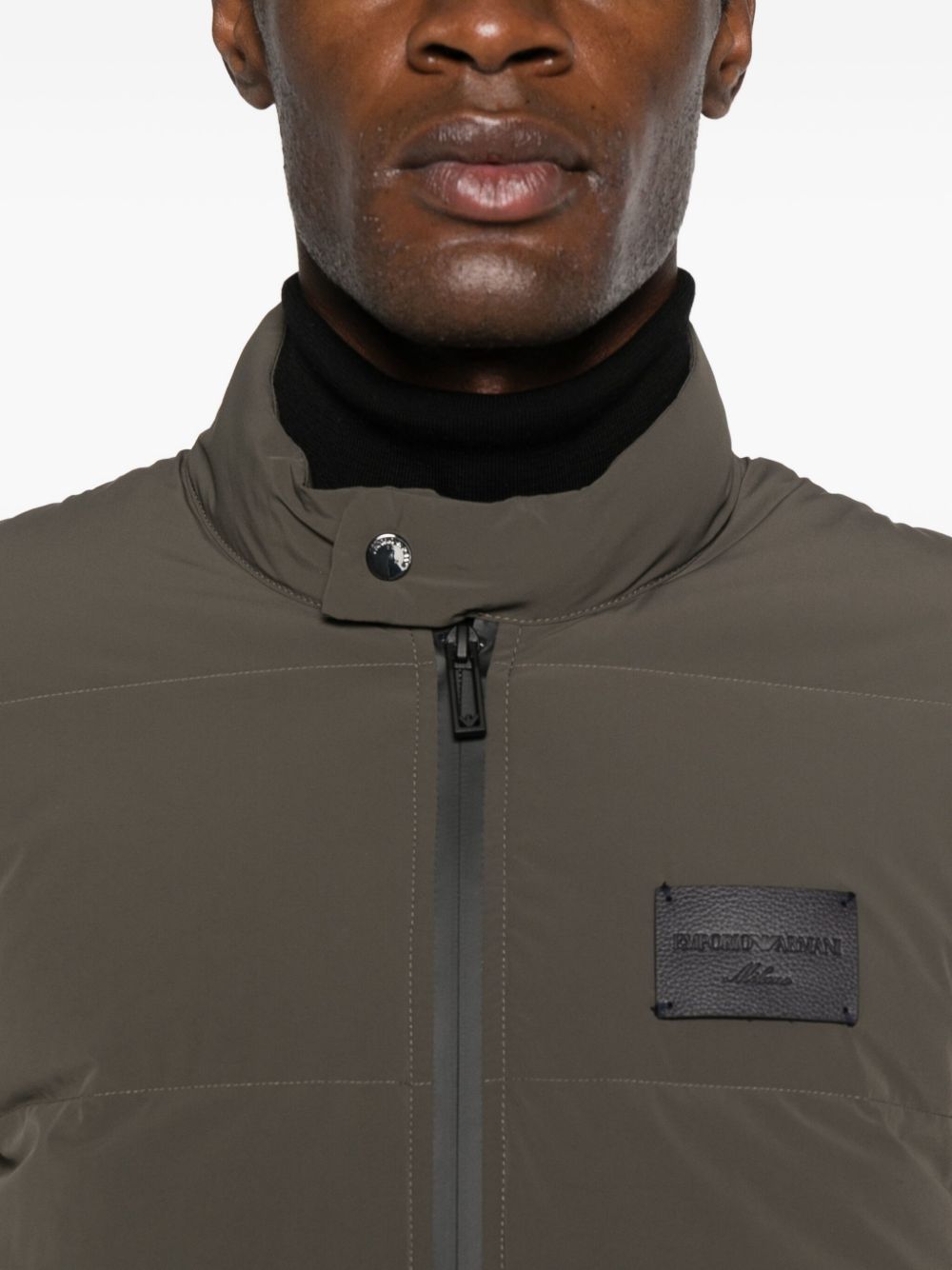 EMPORIO ARMANI High Neck Zip Jacket for Men