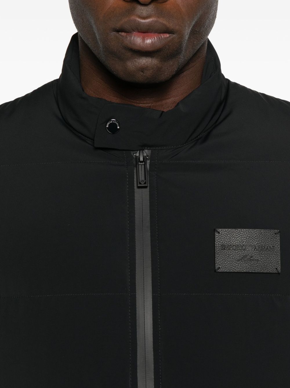 EMPORIO ARMANI High-Neck Zip Jacket for Men