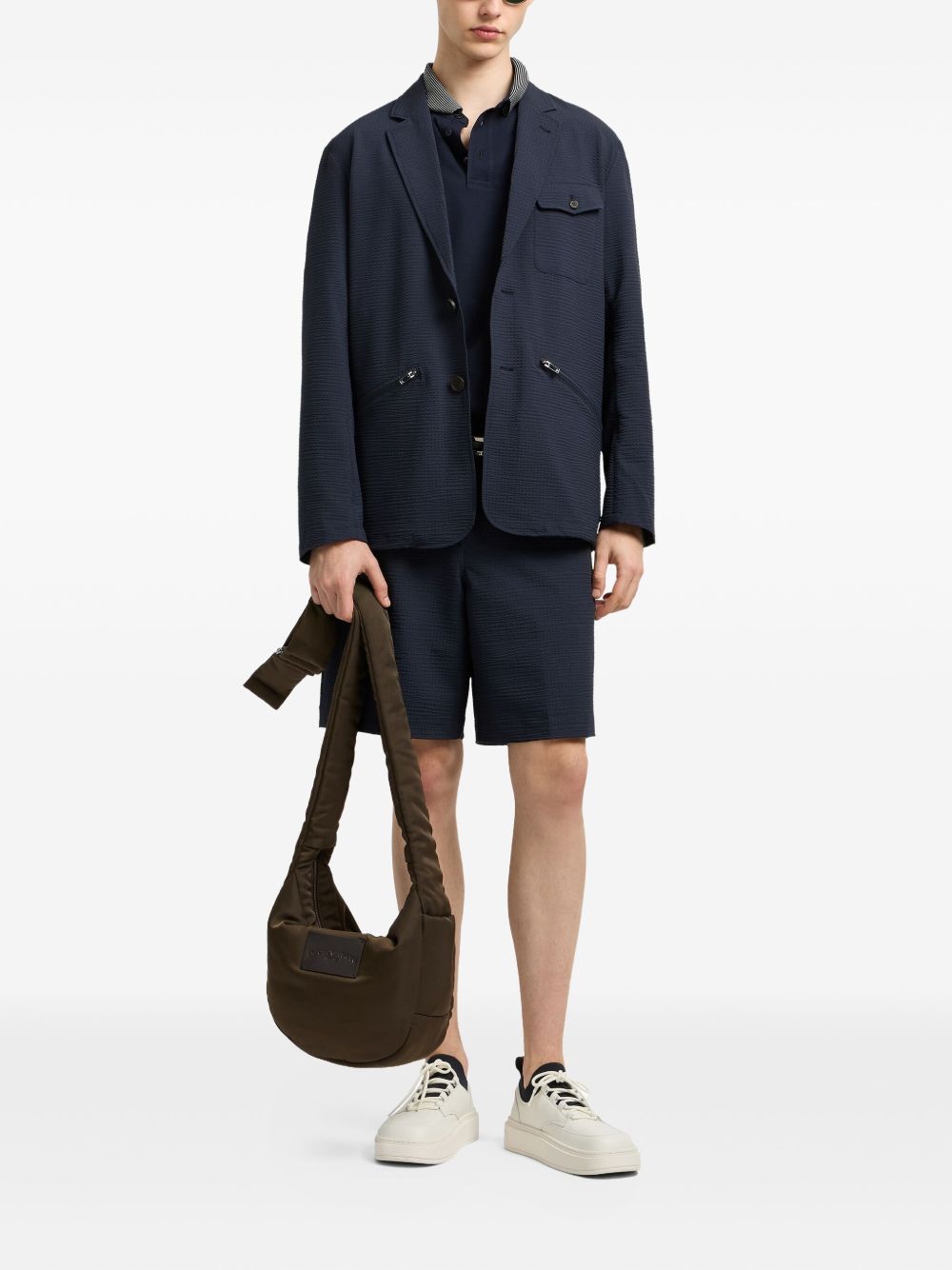 EMPORIO ARMANI Single-Breasted Blazer Jacket