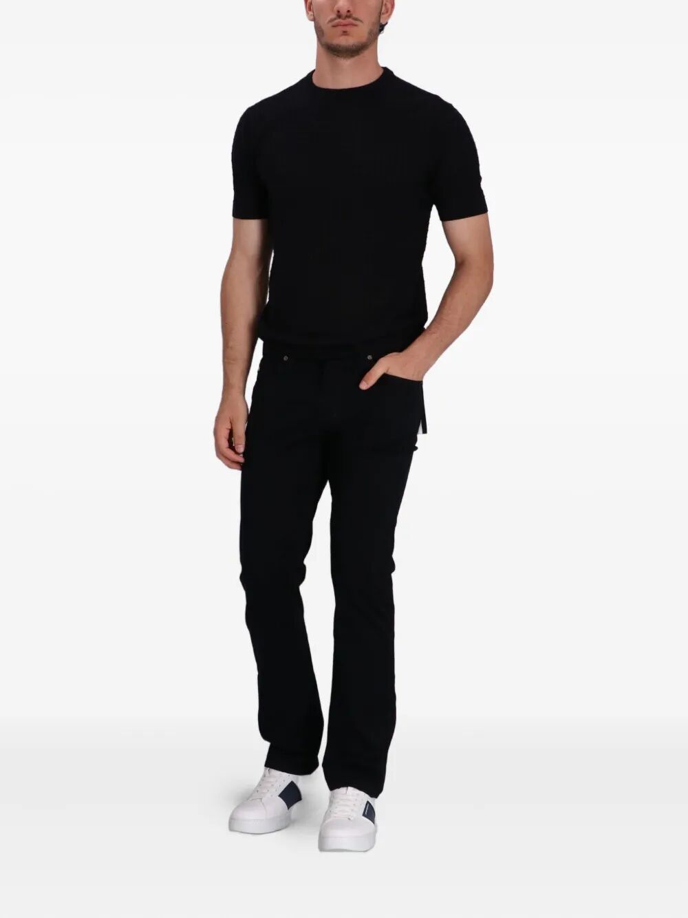 EMPORIO ARMANI Short Sleeve Sweater