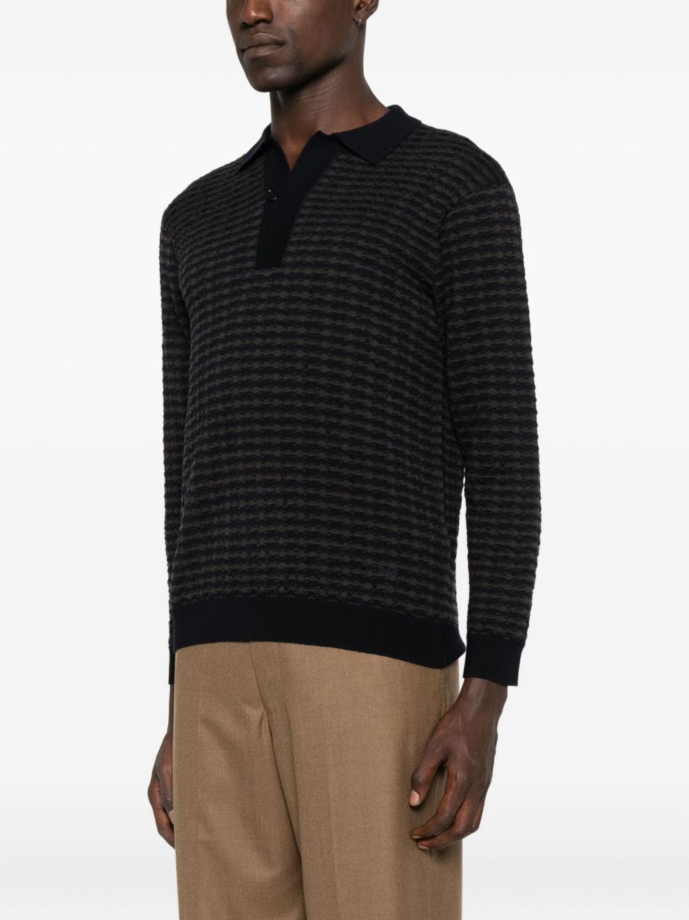 EMPORIO ARMANI Men's Luxurious Silk Blend Sweater - FW25