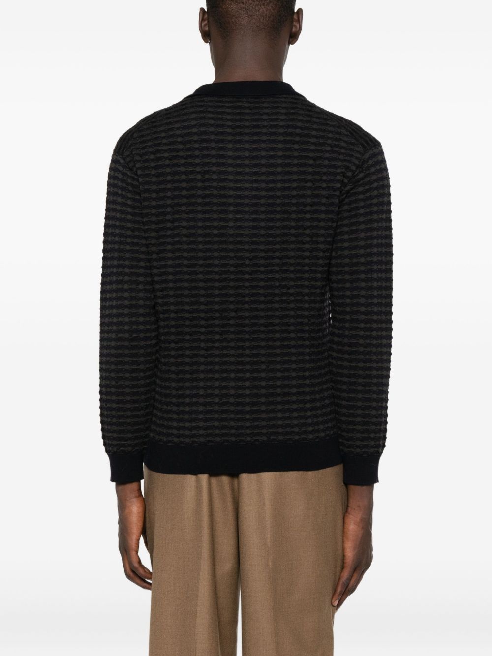 EMPORIO ARMANI Men's Luxurious Silk Blend Sweater - FW25