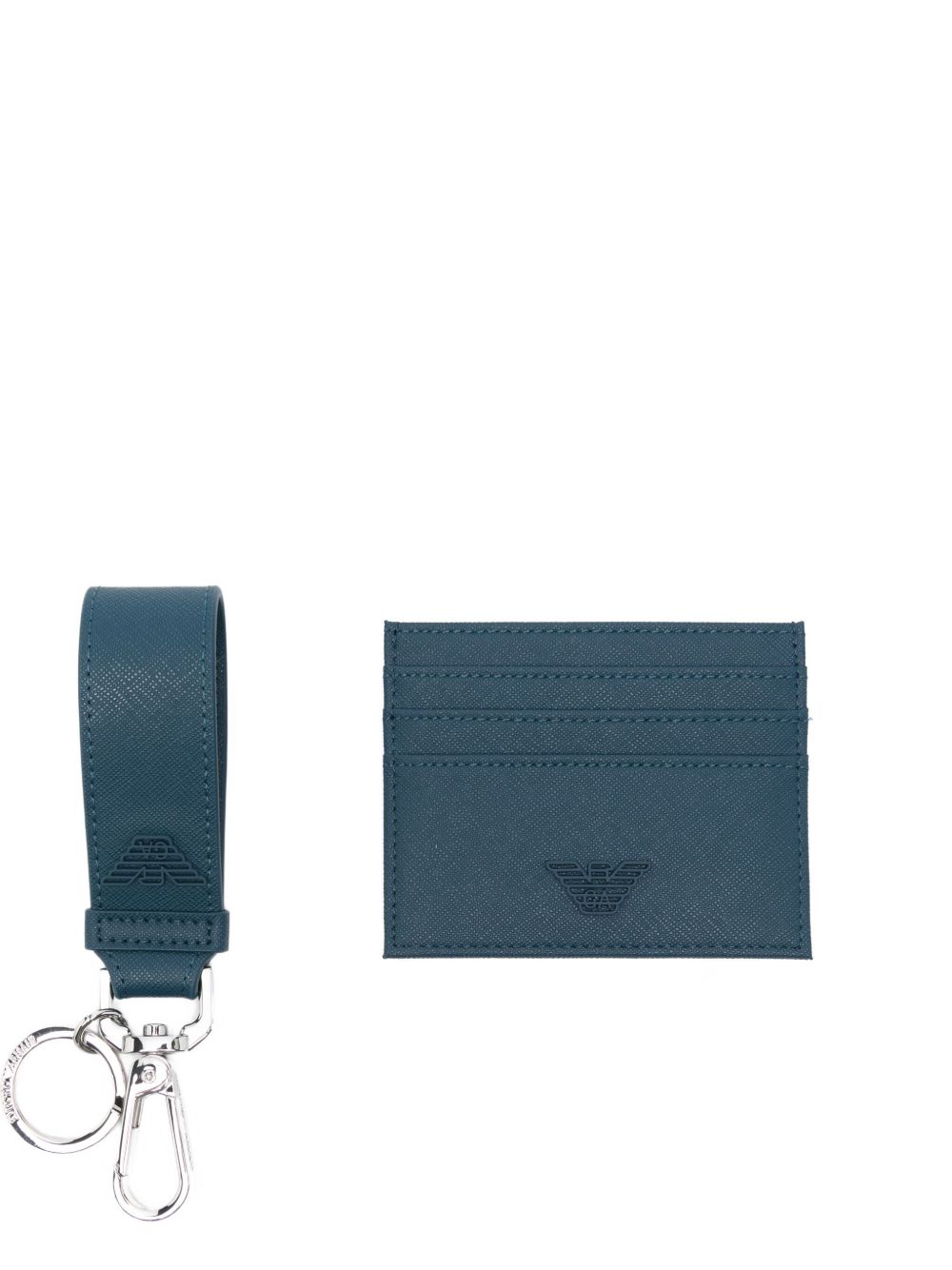 EMPORIO ARMANI Mini Credit Card Case with Key Ring