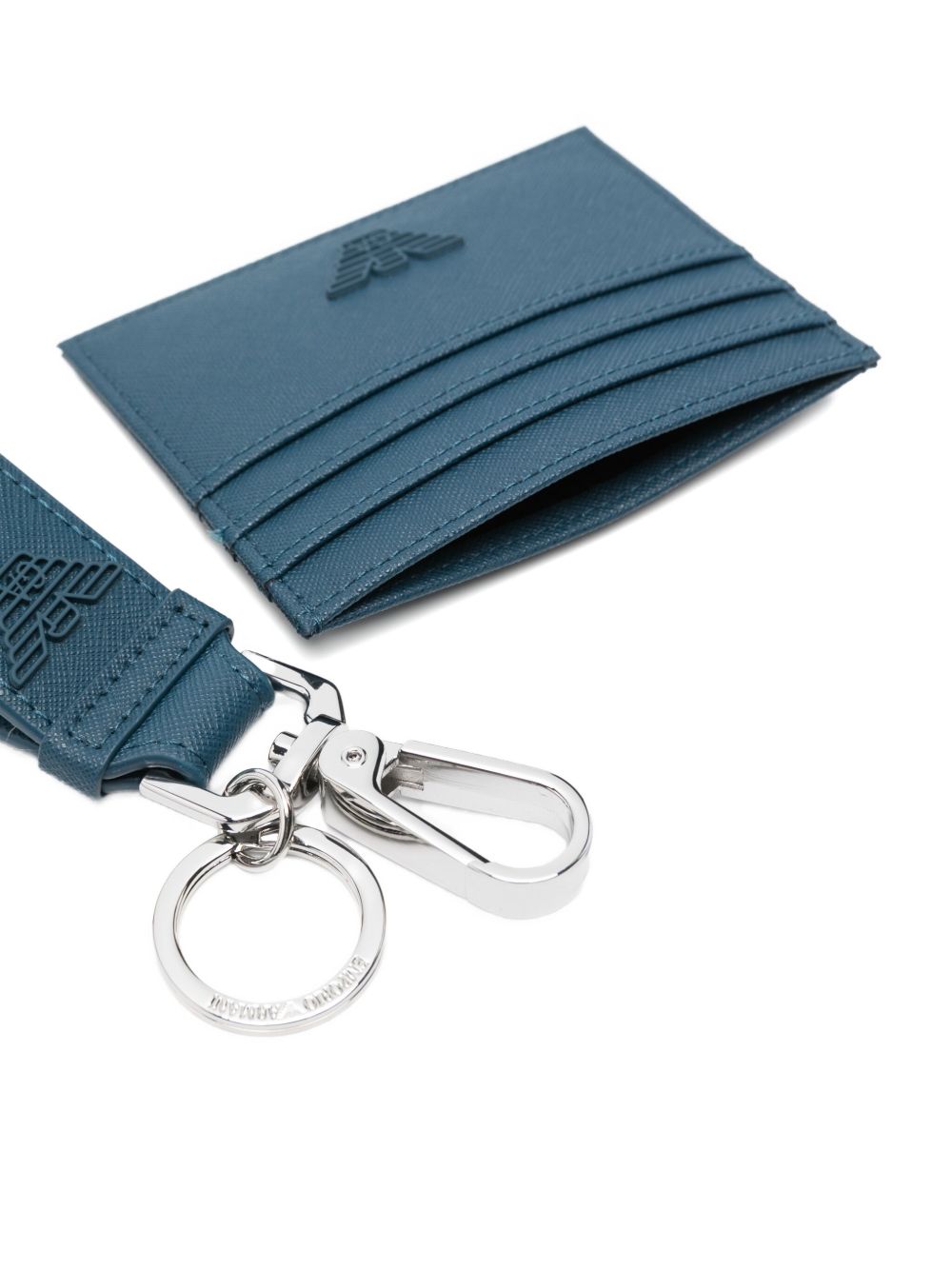 EMPORIO ARMANI Mini Credit Card Case with Key Ring