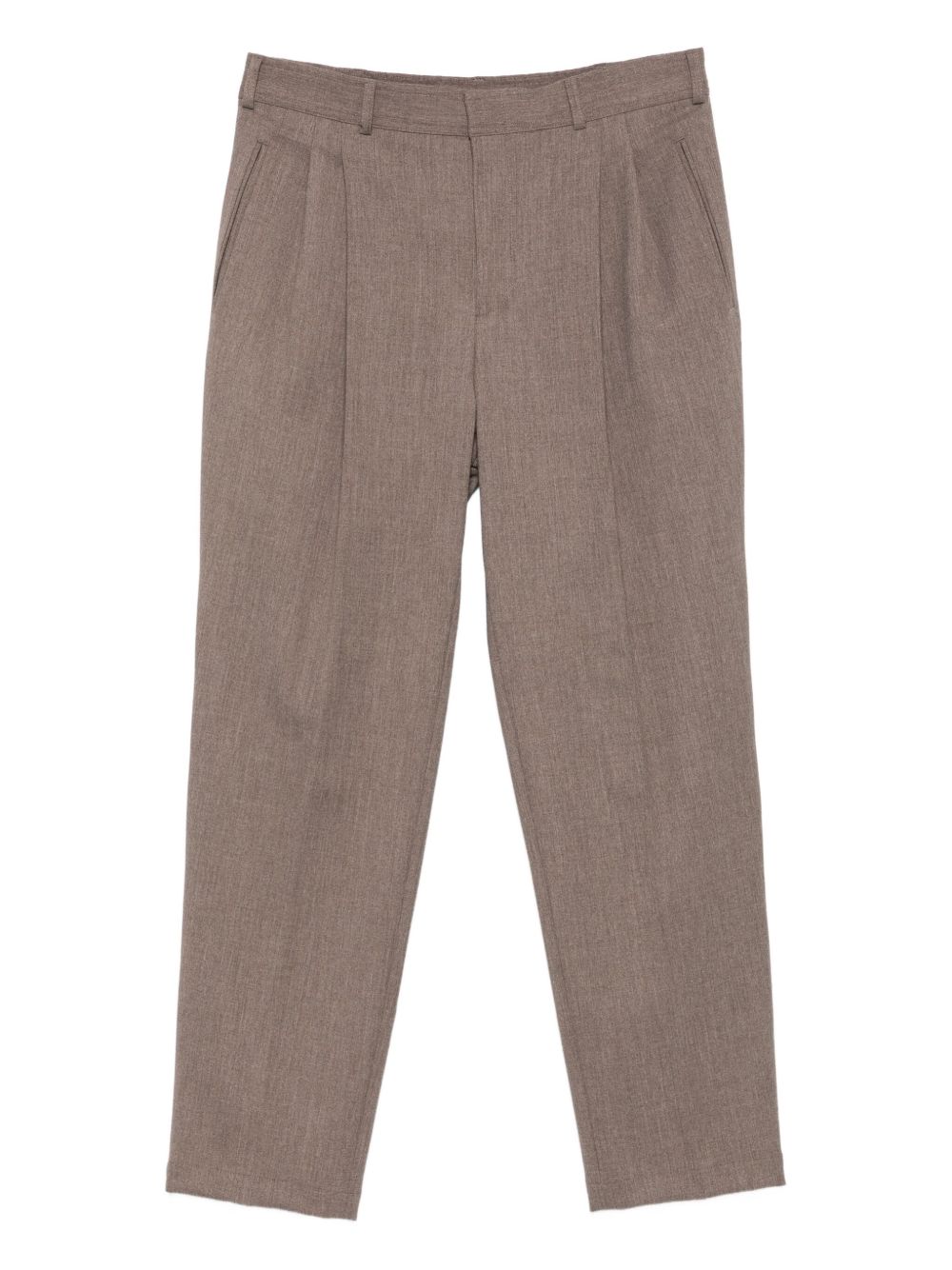 EMPORIO ARMANI Silk Blend Trousers for Men