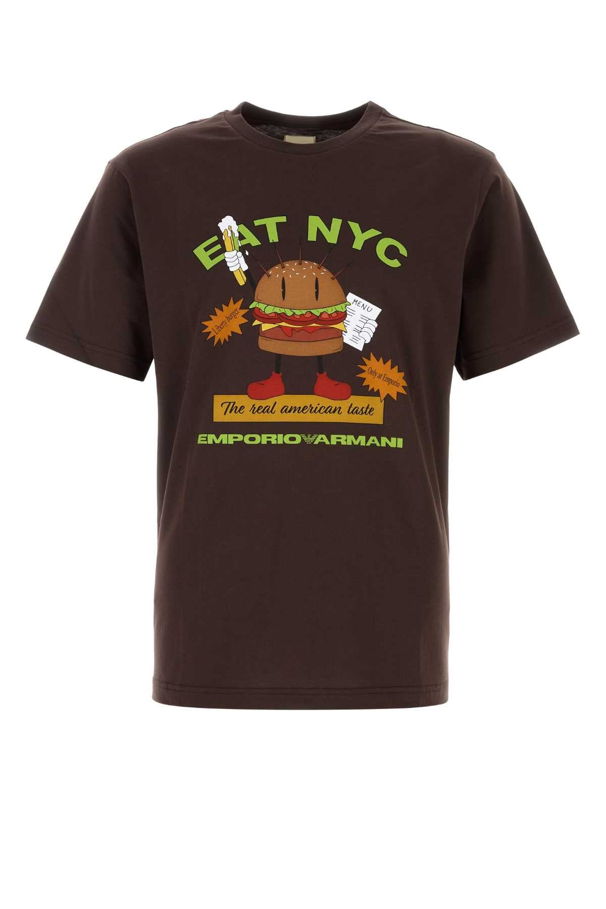 EMPORIO ARMANI Cotton T-Shirt for Men - SS25 Collection