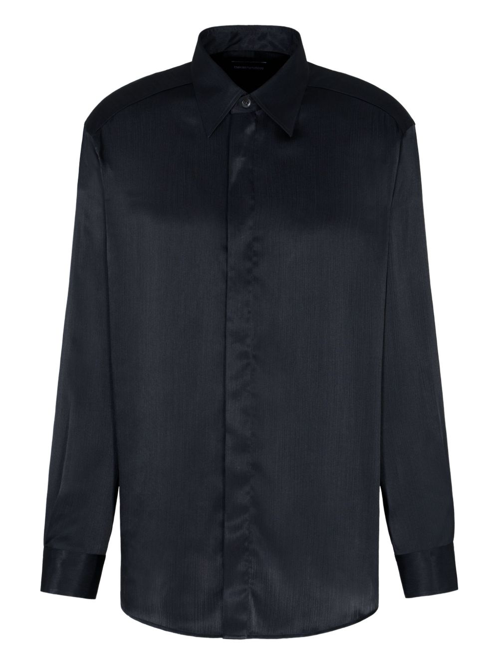EMPORIO ARMANI Wool-Blend Long Sleeve Shirt