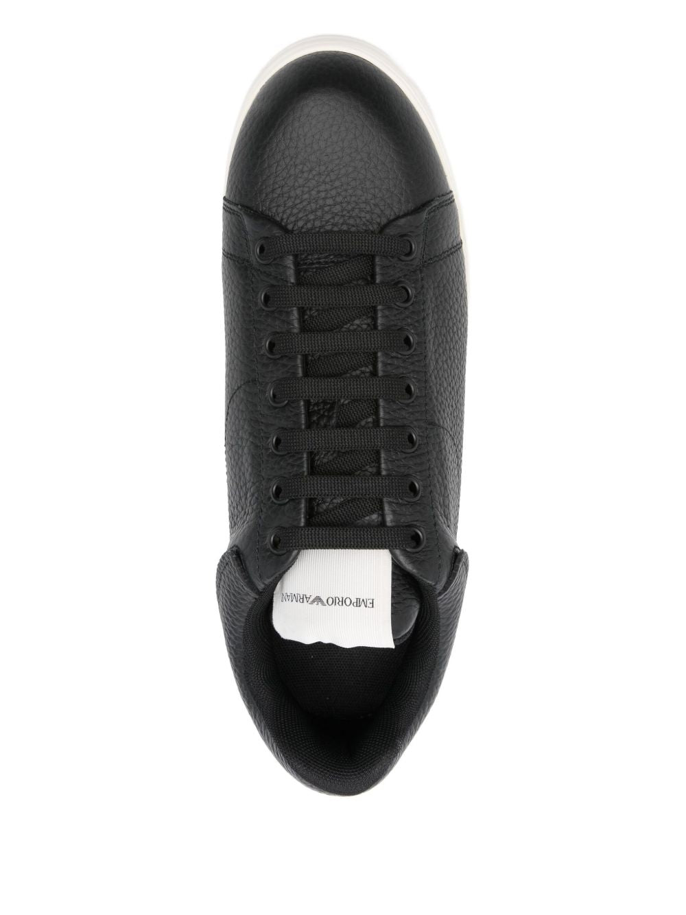 EMPORIO ARMANI Leather High-Top Sneakers for Men