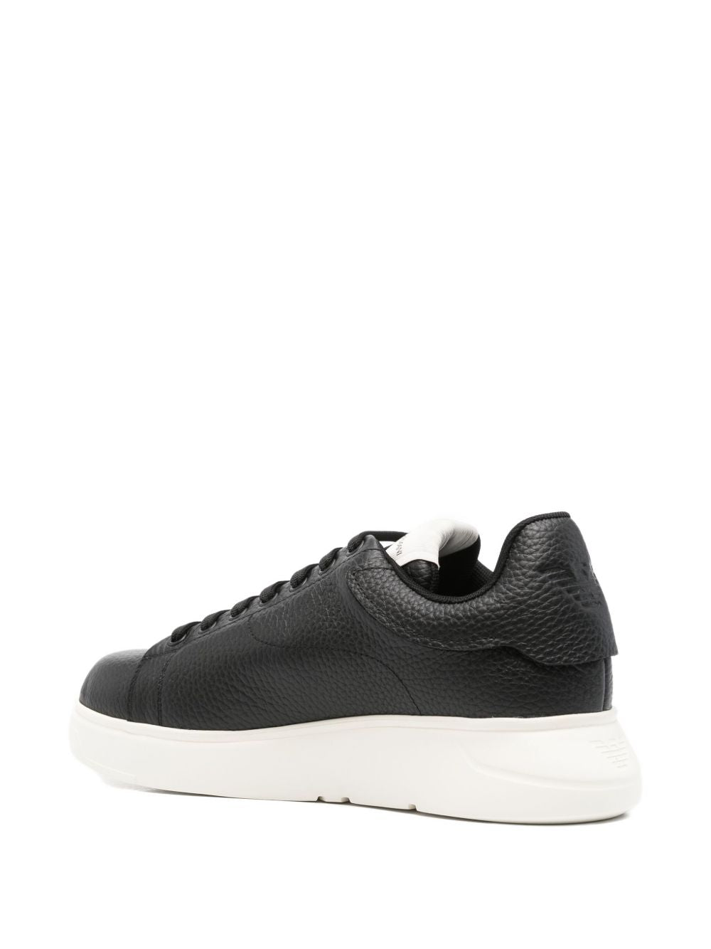 EMPORIO ARMANI Leather High-Top Sneakers for Men