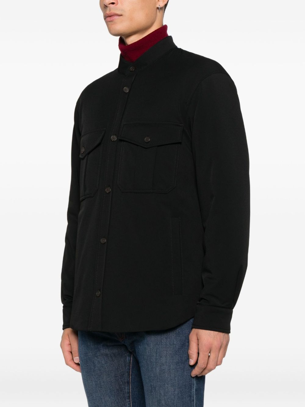 EMPORIO ARMANI Nylon Shirt for Men - FW25 Collection