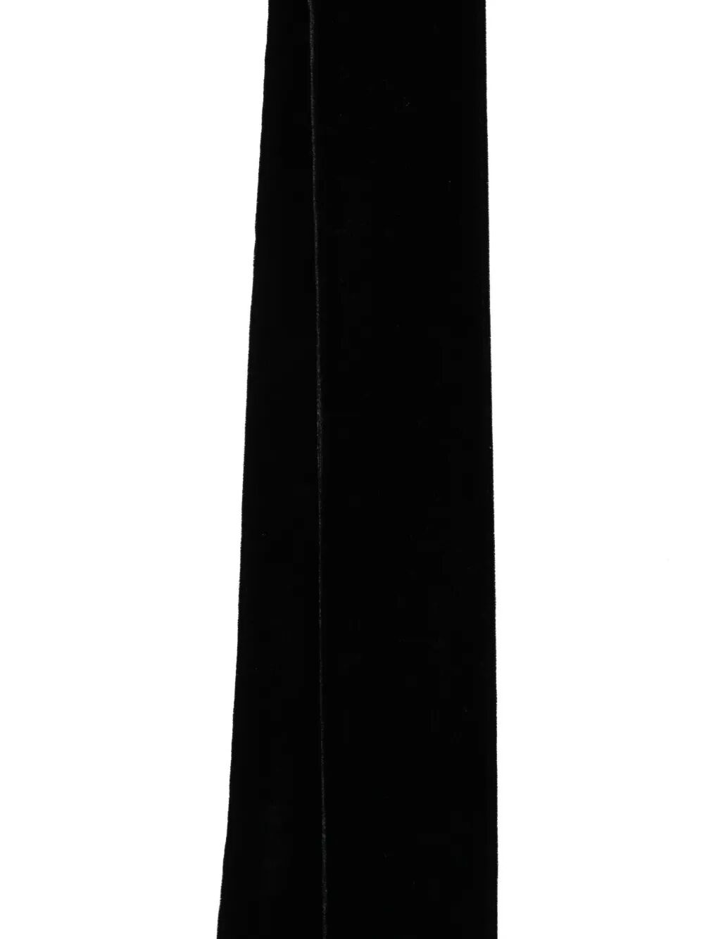 EMPORIO ARMANI Silk Blend Scarf with Velvet Button Embellishments