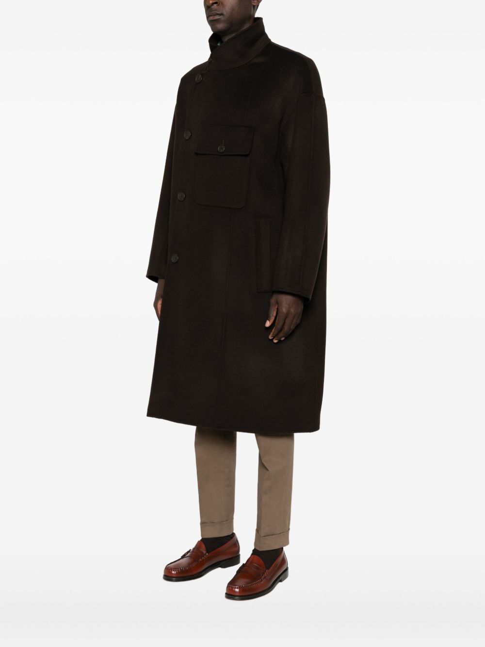 EMPORIO ARMANI Wool Trench Jacket