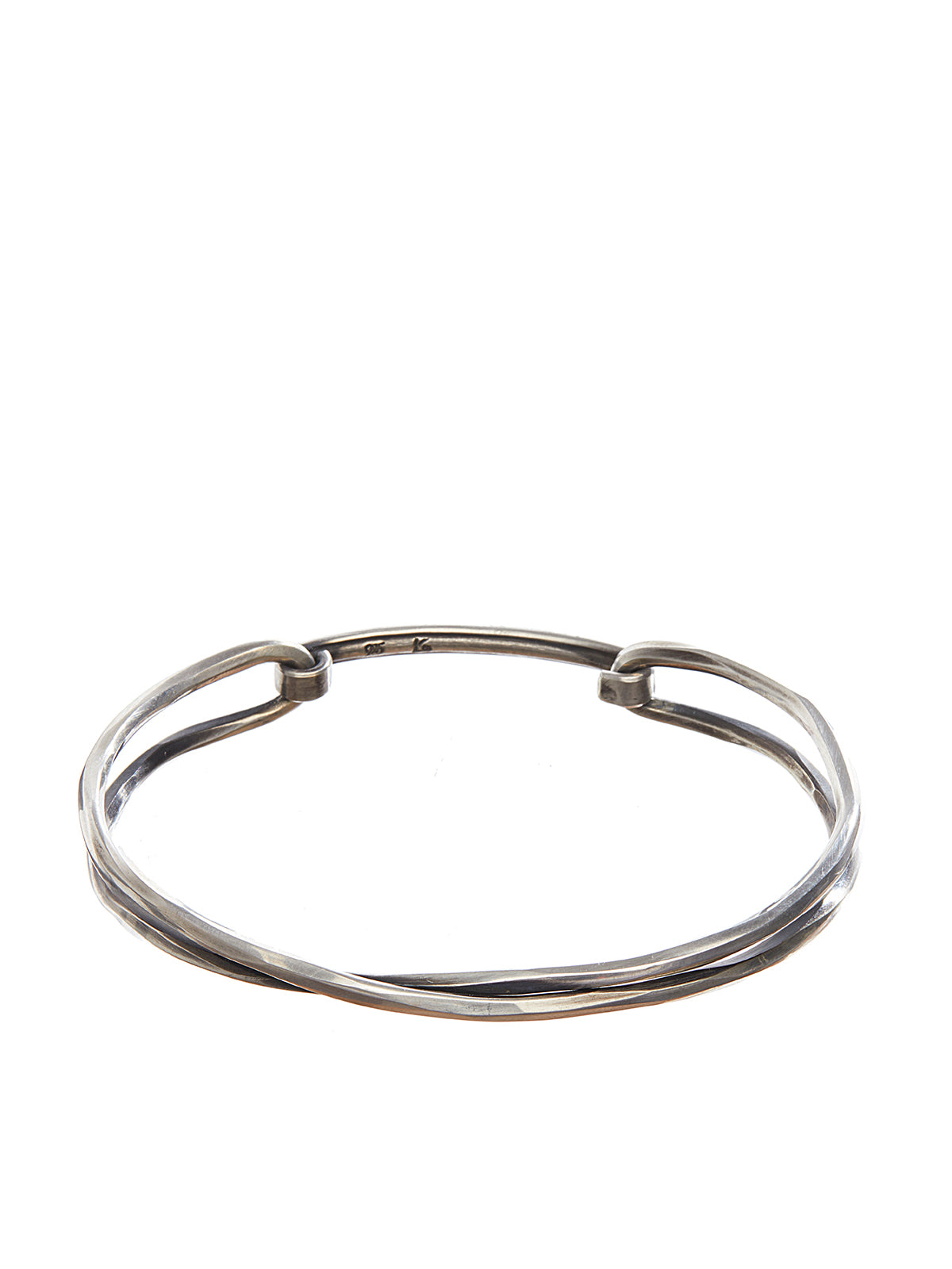 WERKSTATT:MUNCHEN Sleek Silver Bracelet for Men