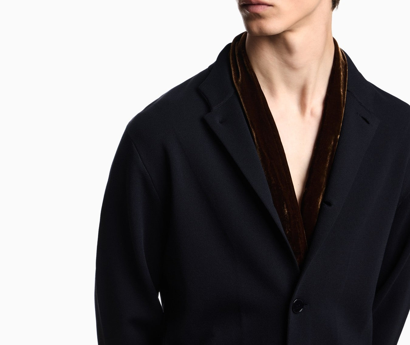 EMPORIO ARMANI Guru Collar Blazer for Men
