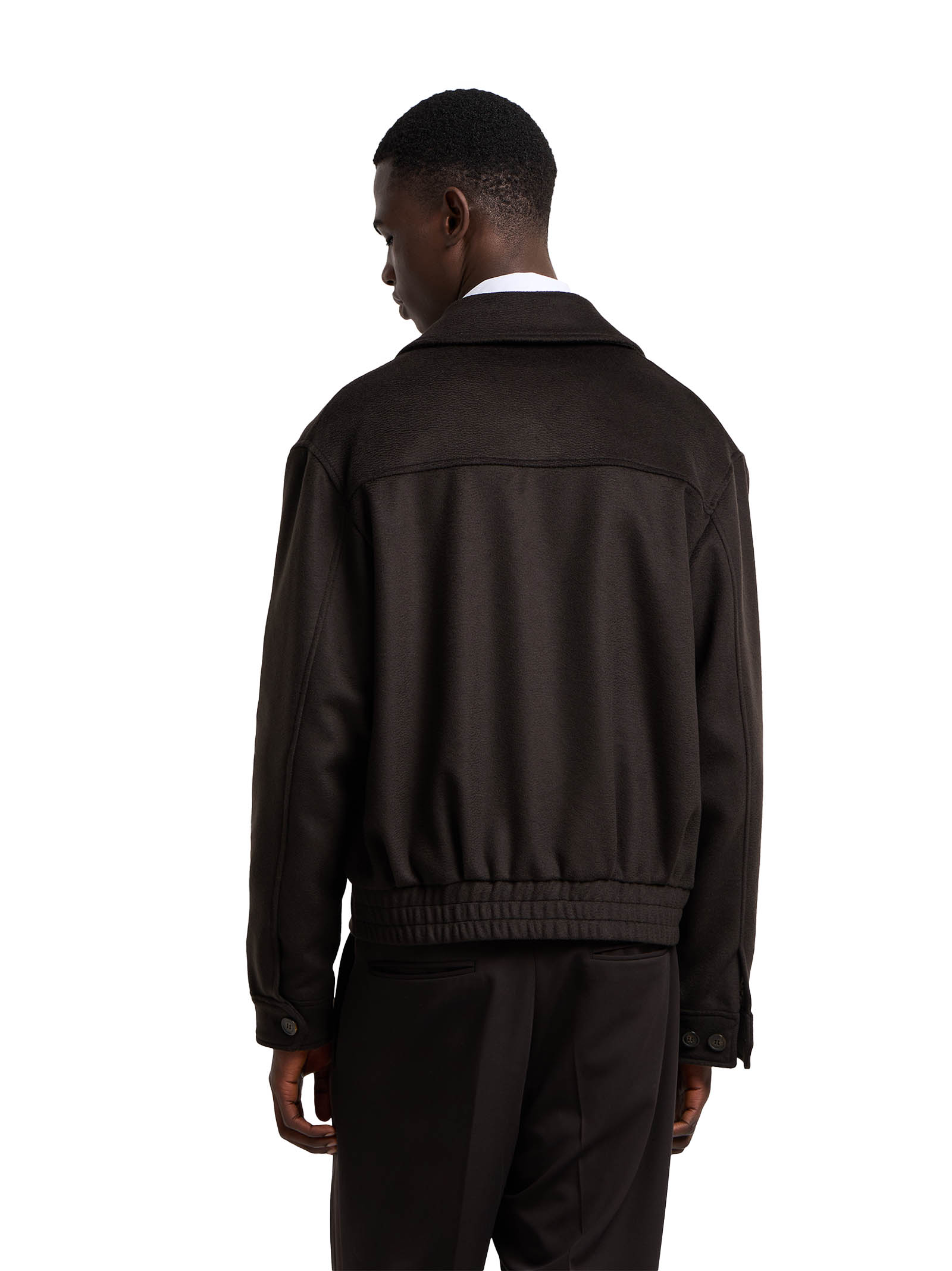 EMPORIO ARMANI Double-Breasted Blouson Jacket for Men - Fall/Winter 2025