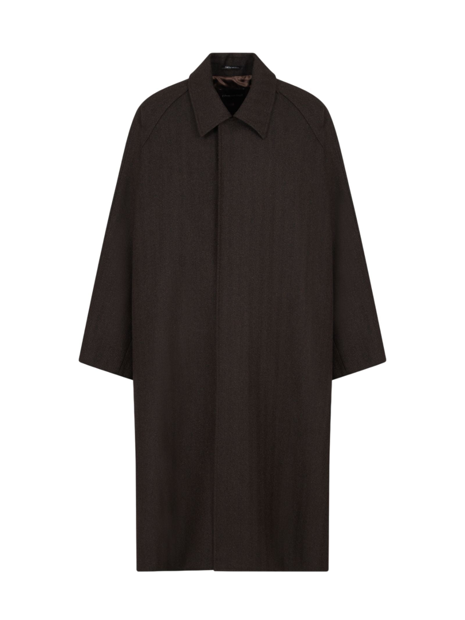 EMPORIO ARMANI Stylish Chevron Pattern Mini Coat for Men