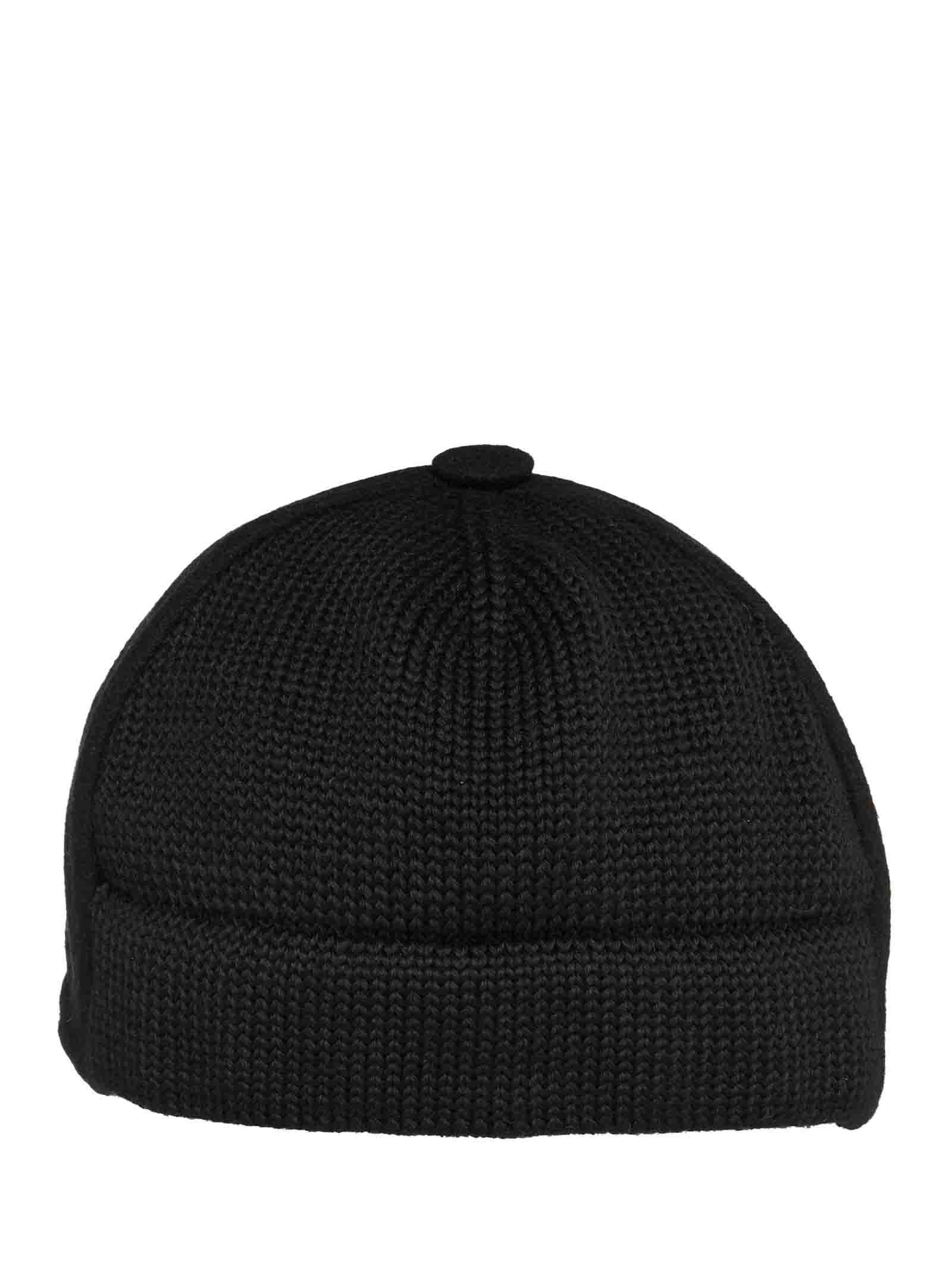 EMPORIO ARMANI Stylish Wool Blend Felt Baseball Cap for Men - Fall Winter 2025