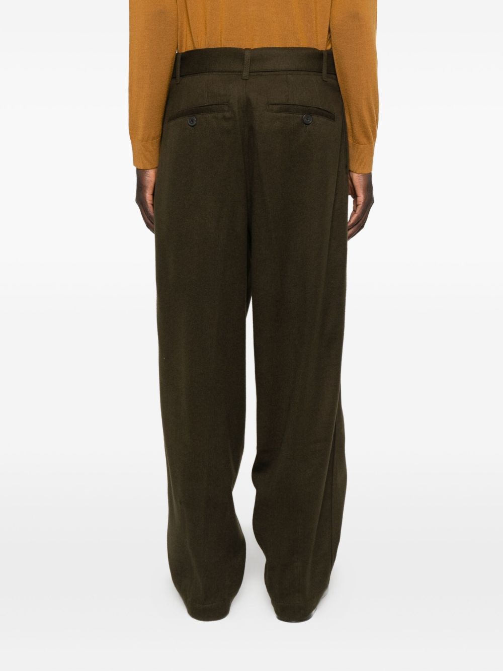 EMPORIO ARMANI Straight-Leg Trousers for Men - FW25 Collection