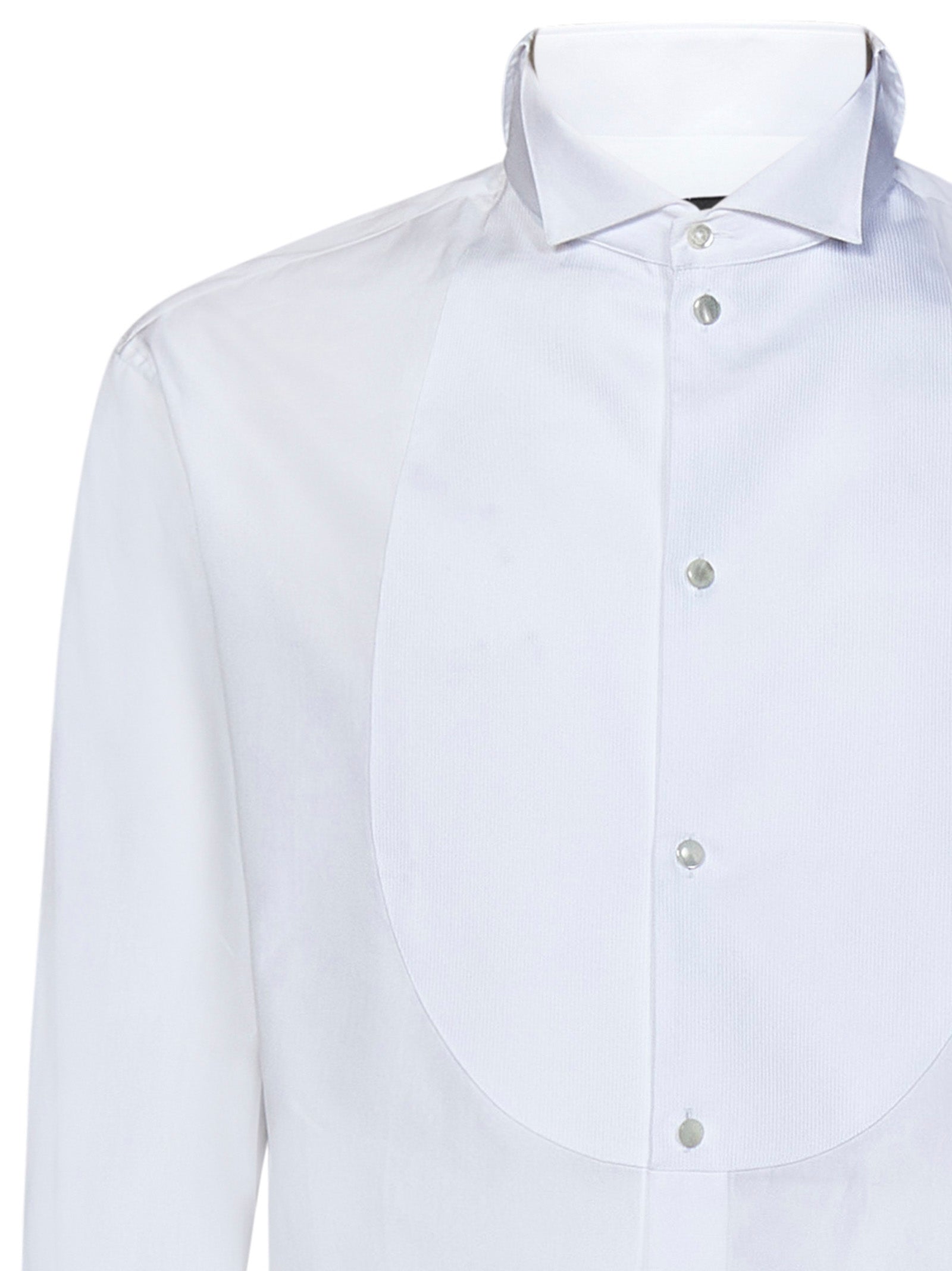 EMPORIO ARMANI Elevated Tuxedo Shirt for Men - Spring Summer 25