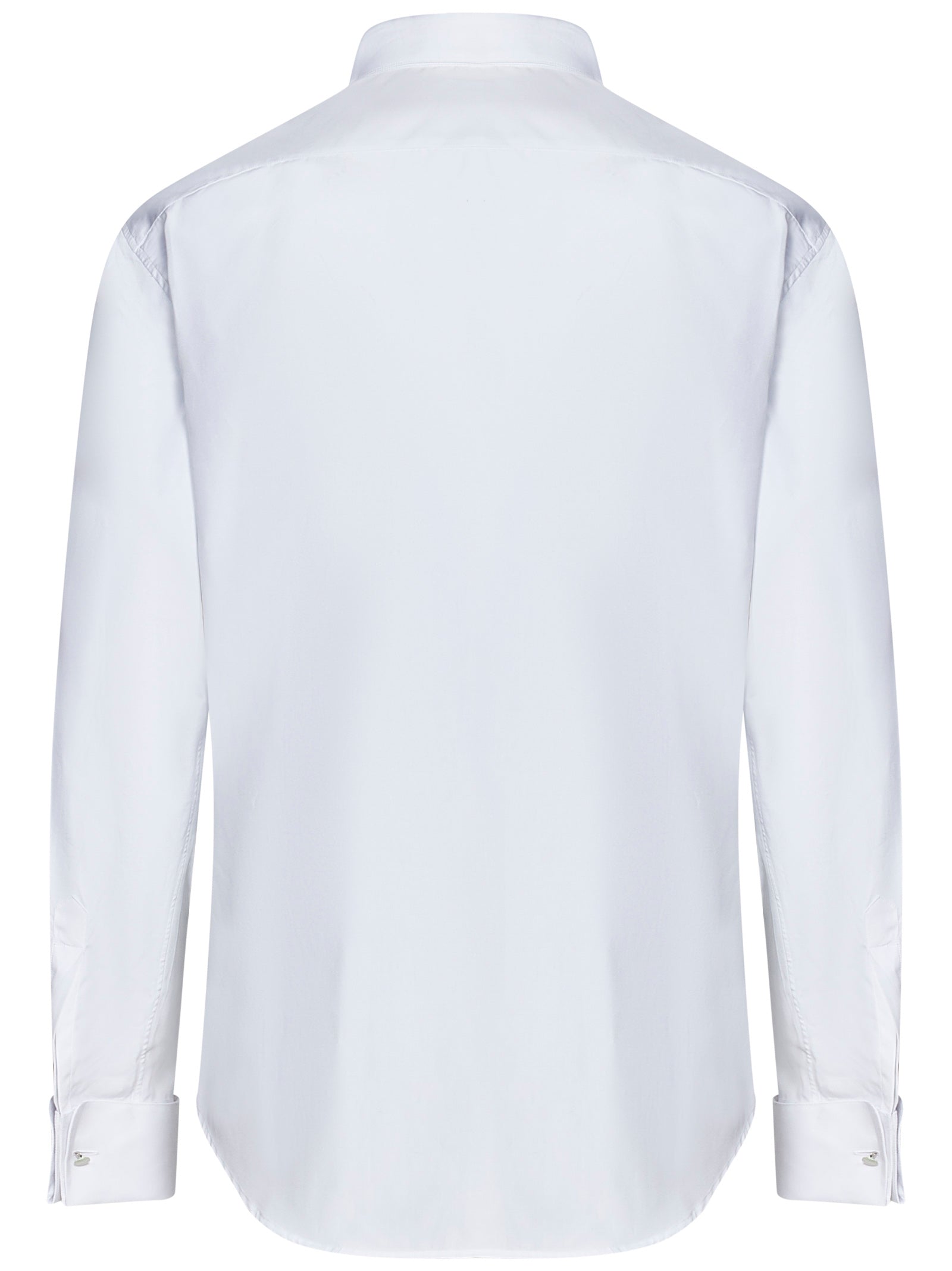 EMPORIO ARMANI Refined Tuxedo Shirt with Wing Collar -Neck
