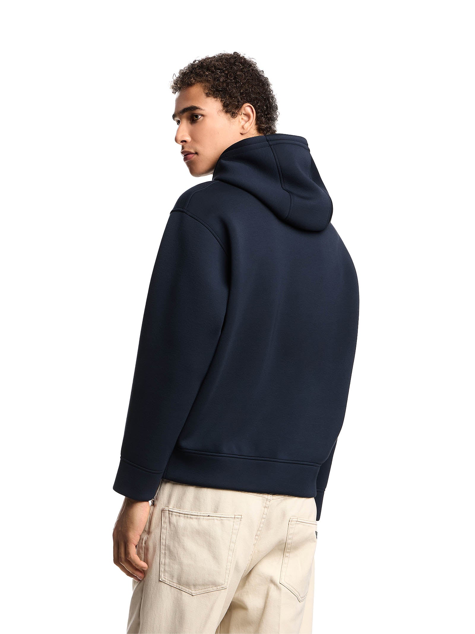 EMPORIO ARMANI Maxi Logo Hoodie for Men - FW25
