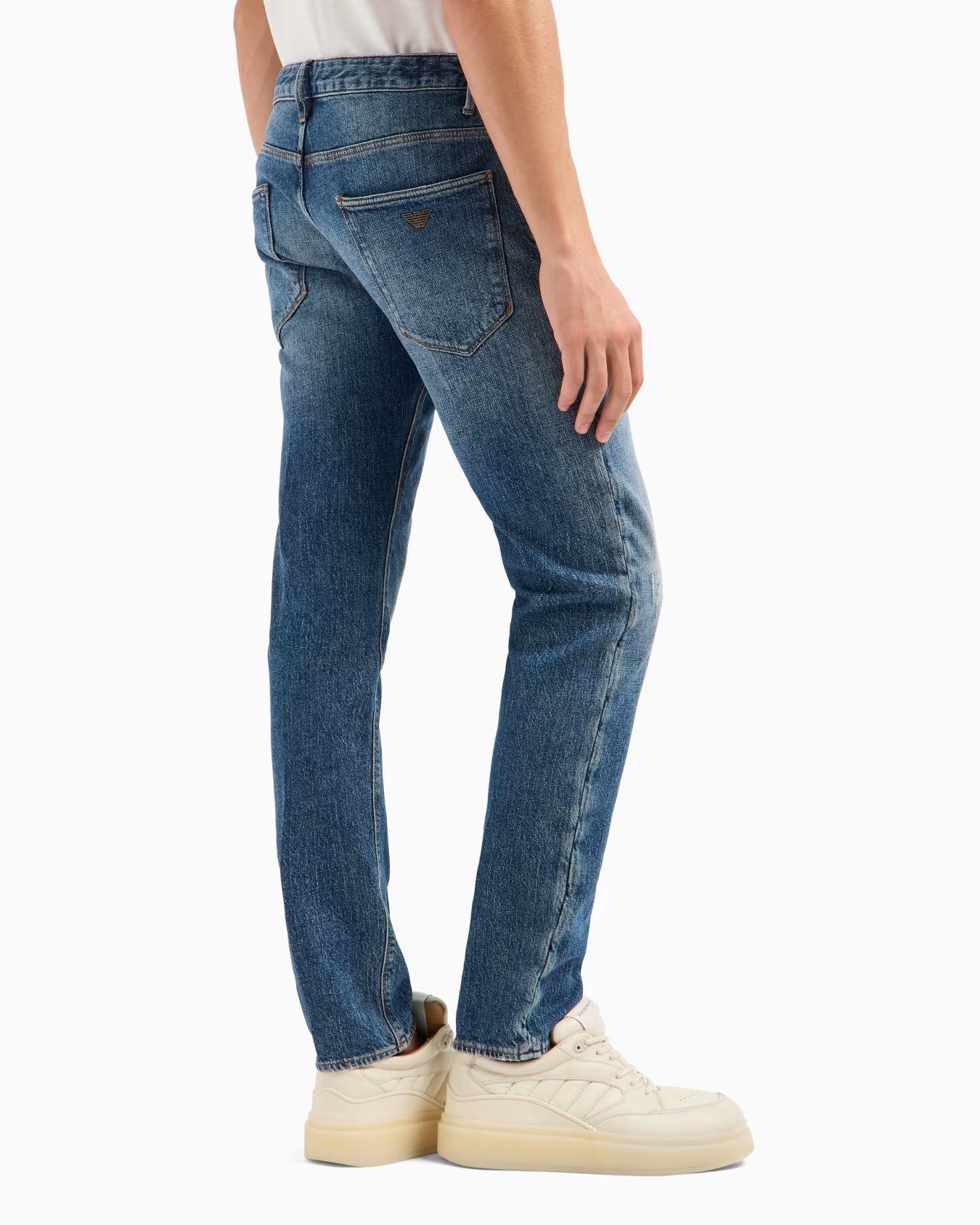 EMPORIO ARMANI Slim Fit Low Waist Jeans for Men