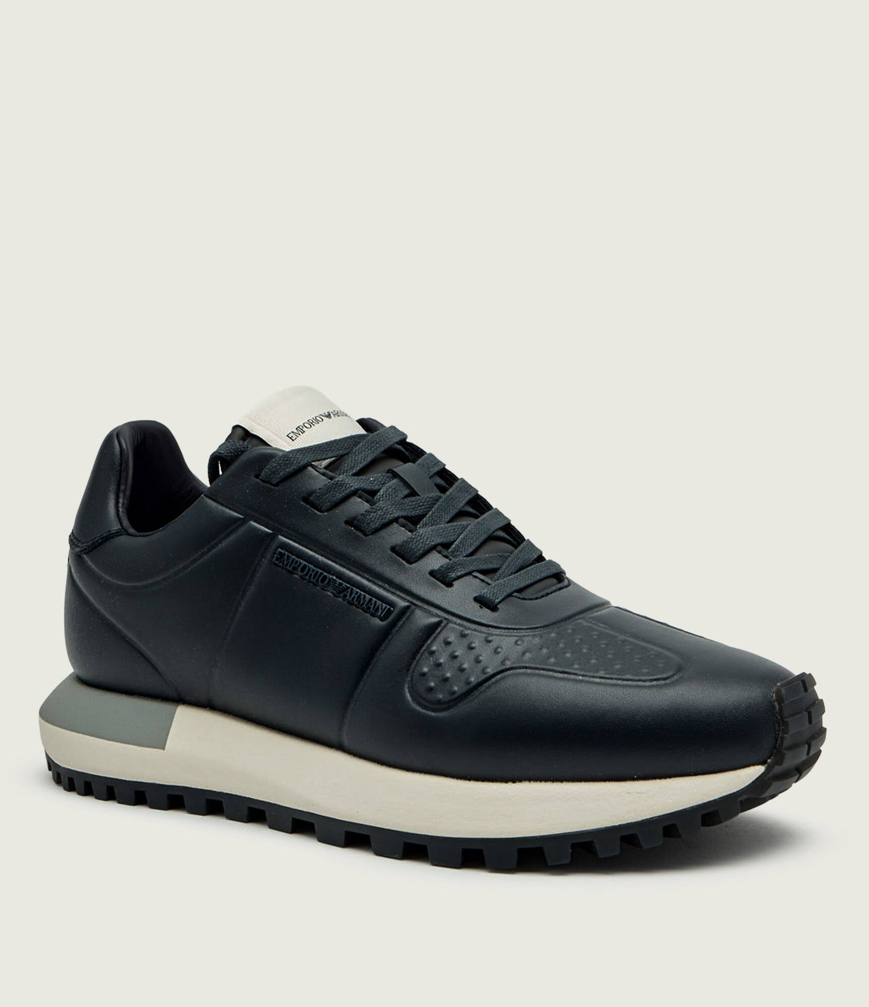 EMPORIO ARMANI Stylish Lace-Up Sneakers for Men