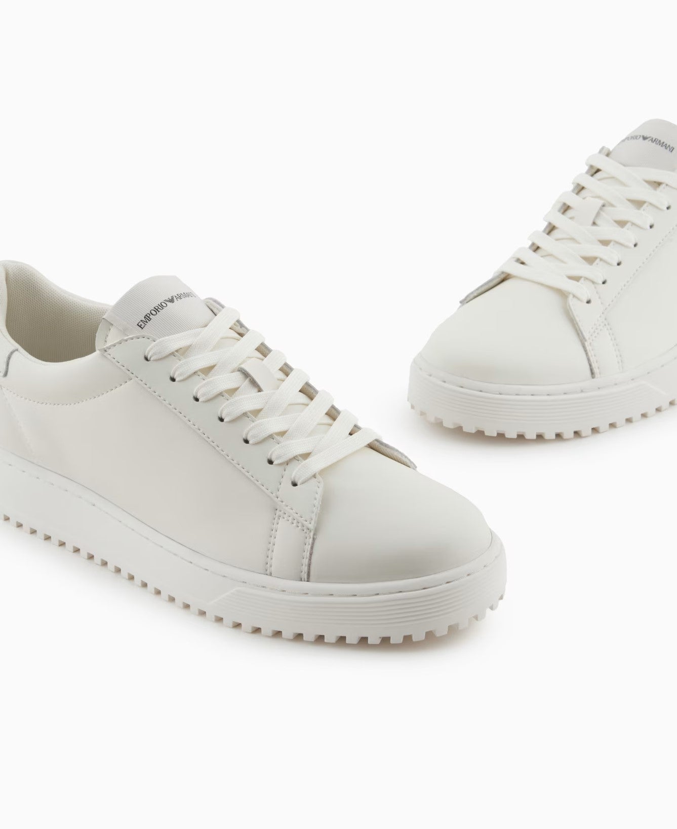 EMPORIO ARMANI Stylish Premium Leather Sneakers for Men