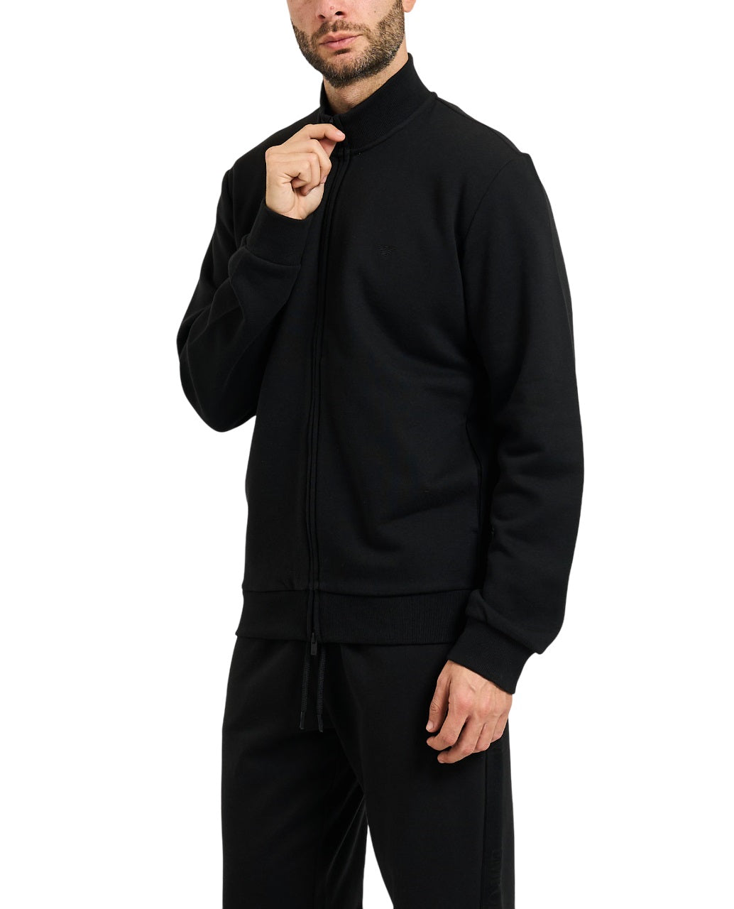 EMPORIO ARMANI Full-Zip Sweatshirt and Pants Tracksuit for Men