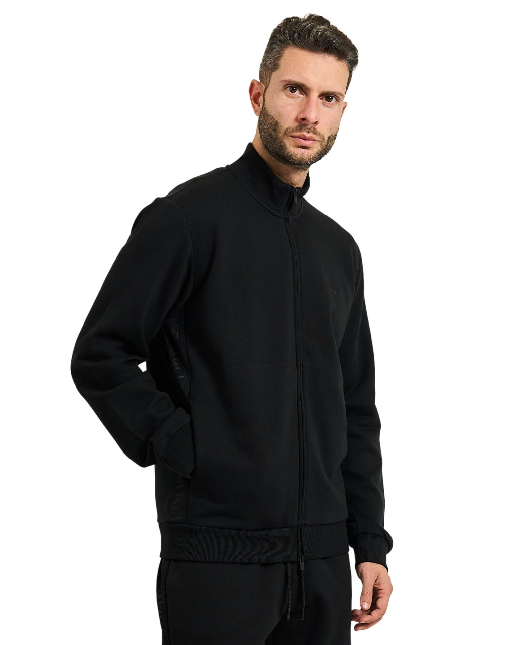 EMPORIO ARMANI Full-Zip Sweatshirt and Pants Tracksuit for Men
