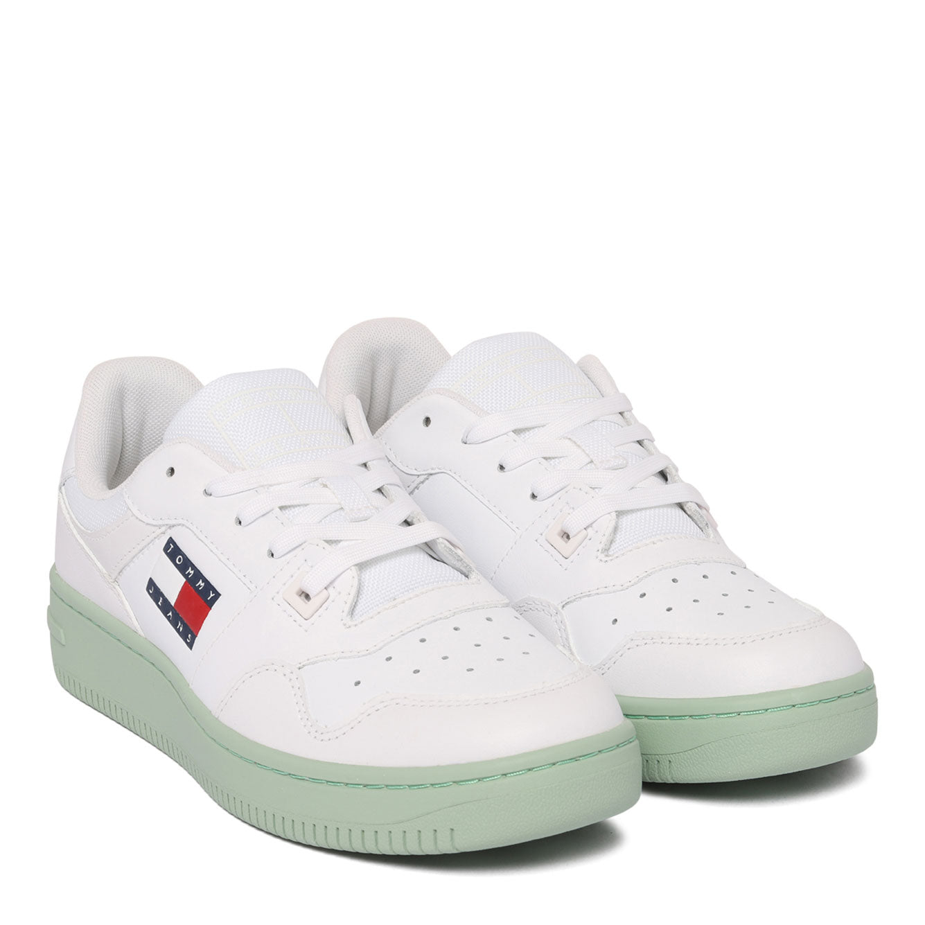 TOMMY HILFIGER Leather Sneakers for Women - SS24 Collection