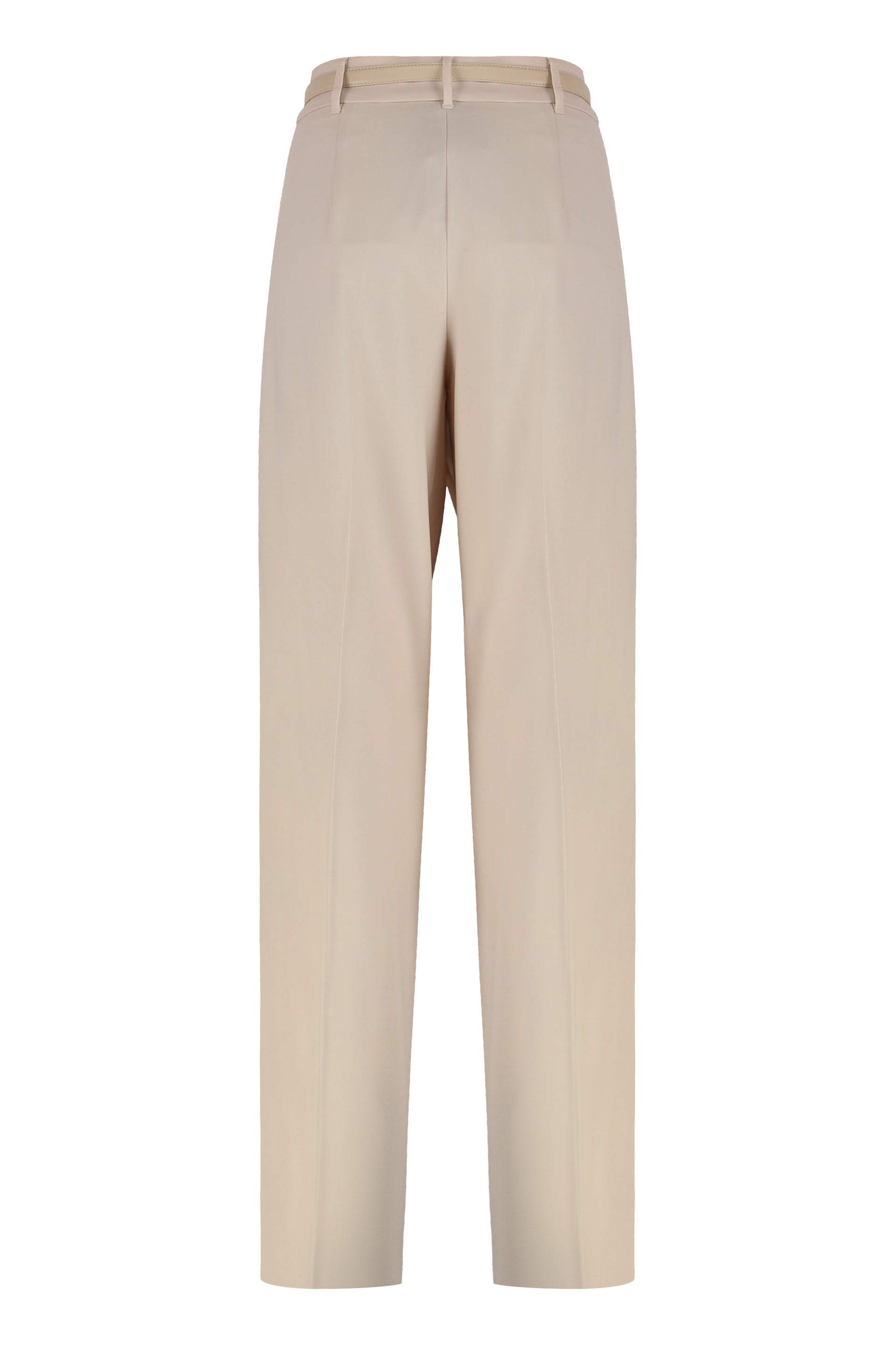 MAX MARA STUDIO Classic Cut Stretch Wool Pants
