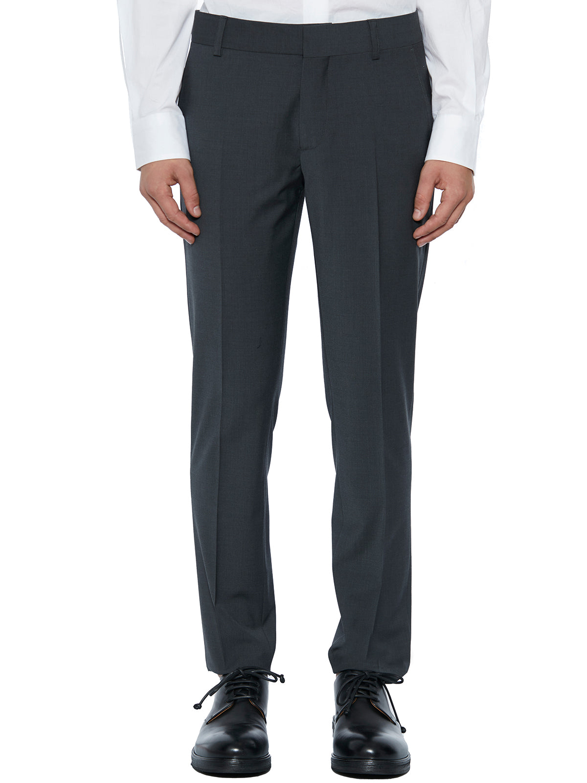 DANIELE ALESSANDRINI Men's Wool Pants - Size 48