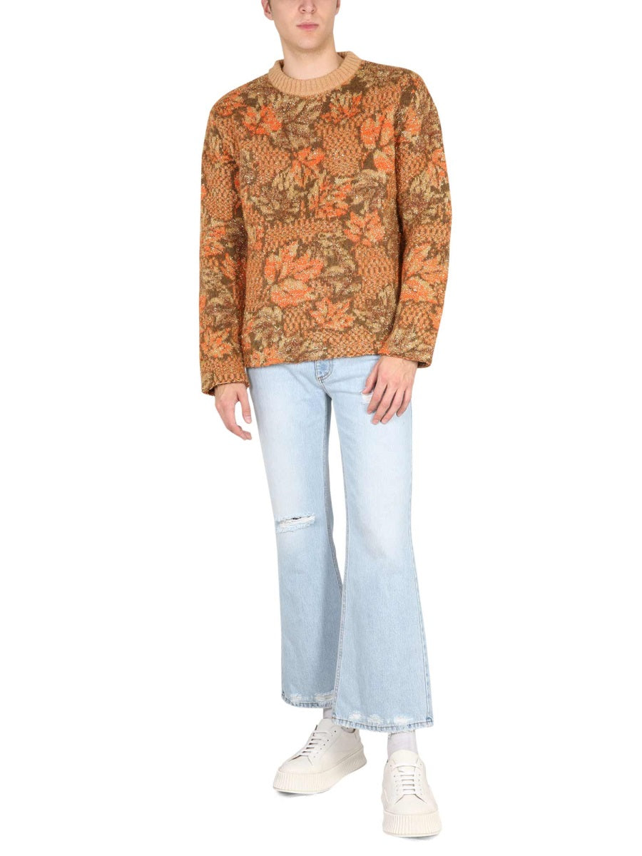 ERL Men's Jacquard Workman Choker Jacket