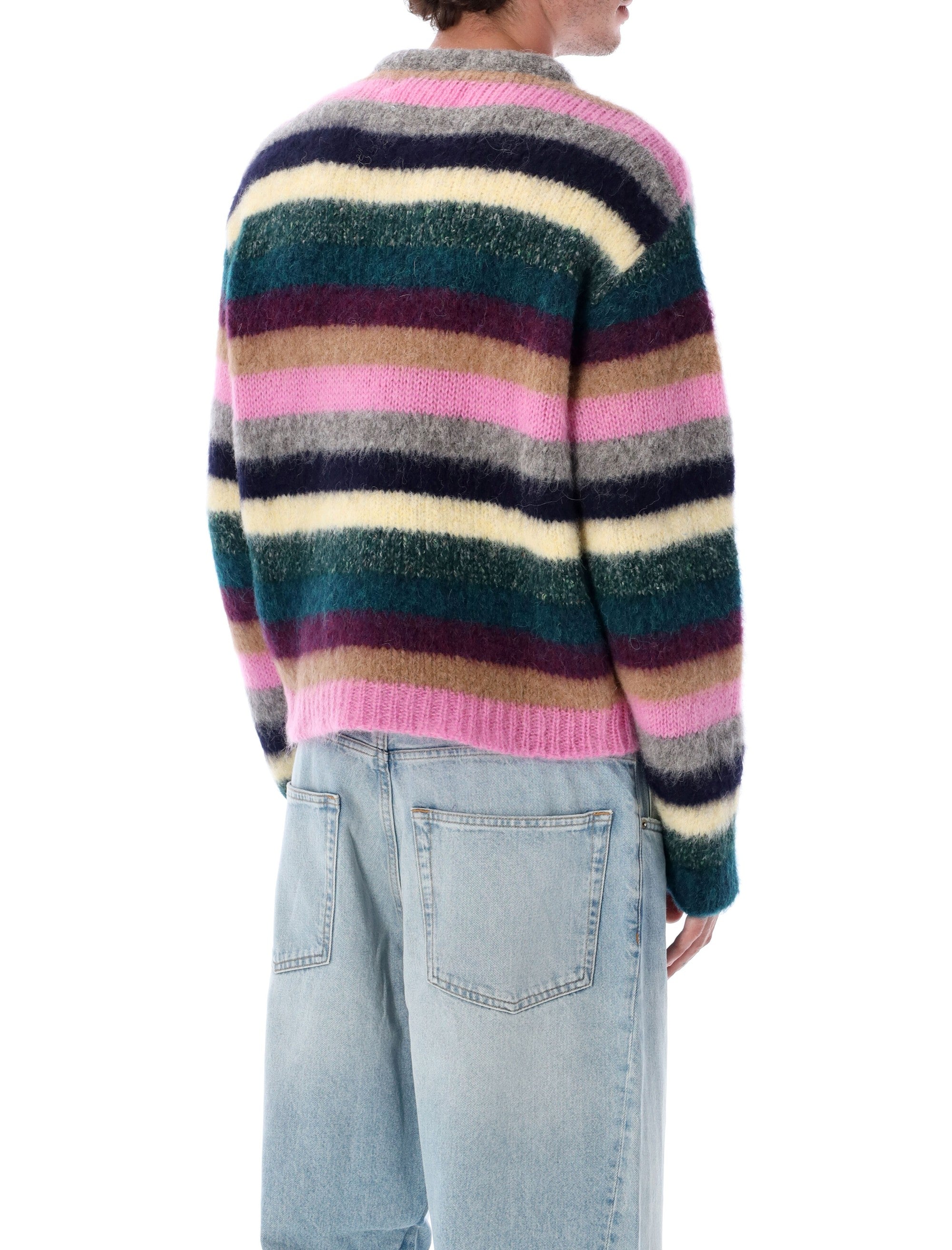ERL Multicolor Striped Alpaca Sweater - Size M