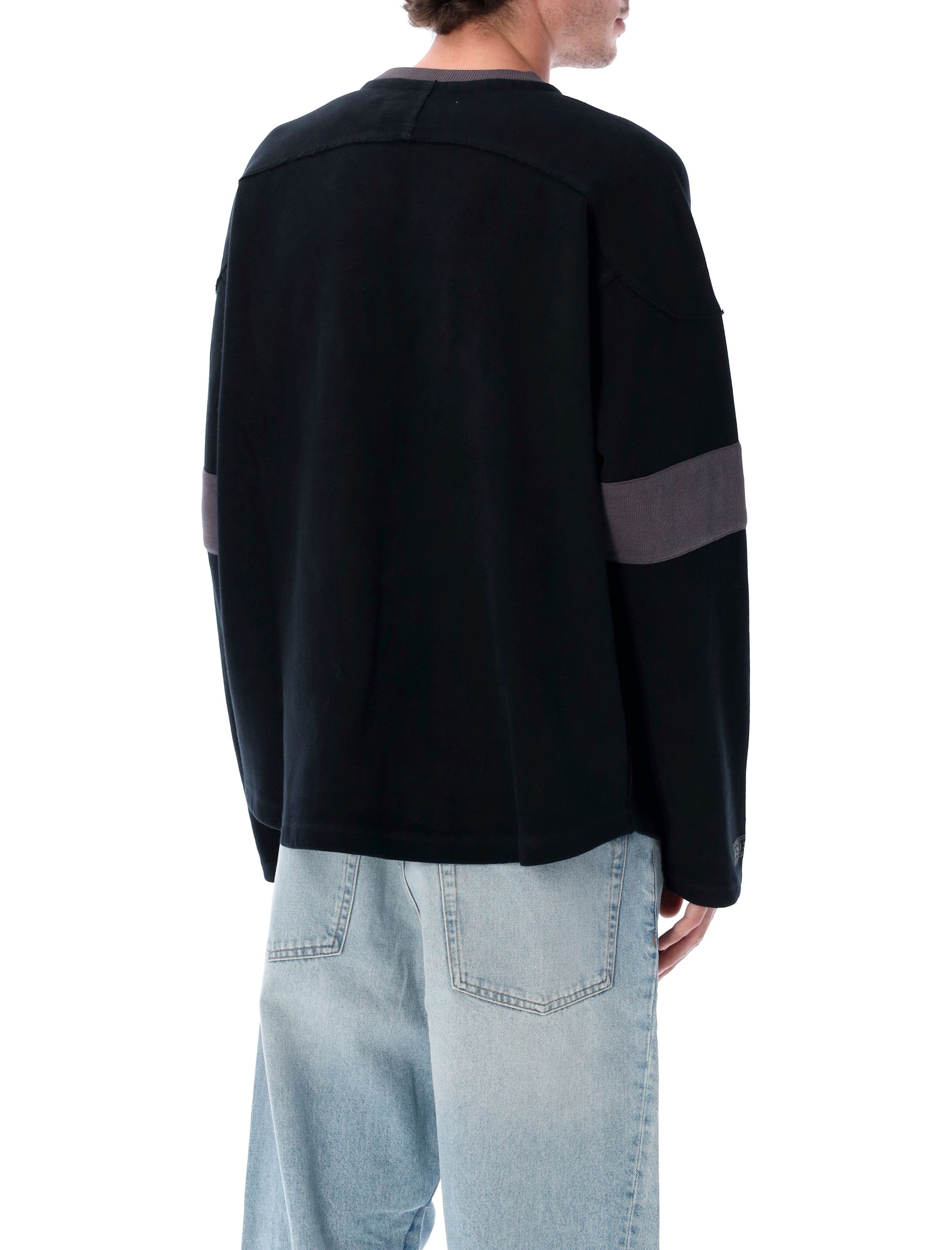 ERL California Hockey Lace-Up T-Shirt - Size M