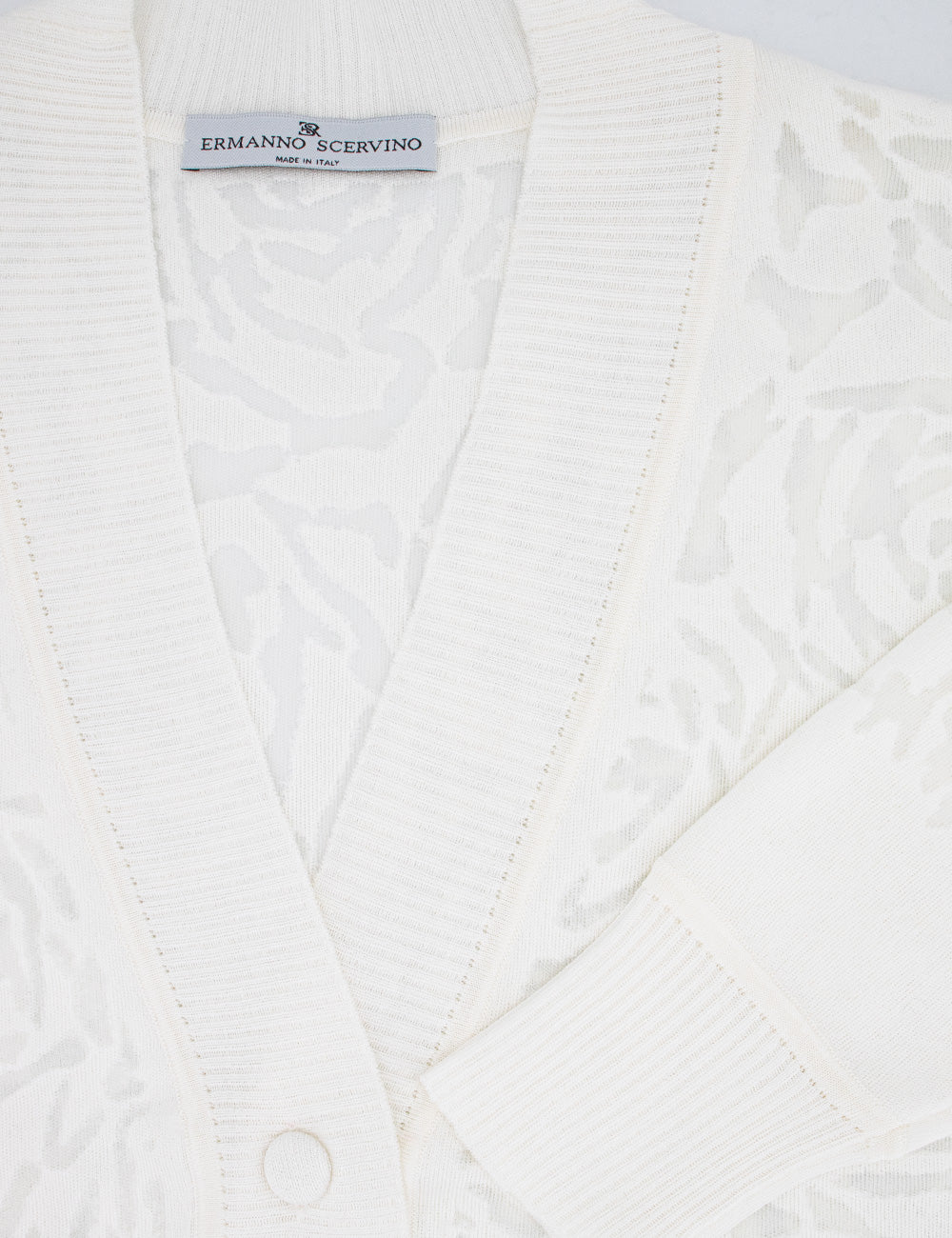 ERMANNO SCERVINO Long-Sleeved Knit Cardigan for Women - Spring Summer 25