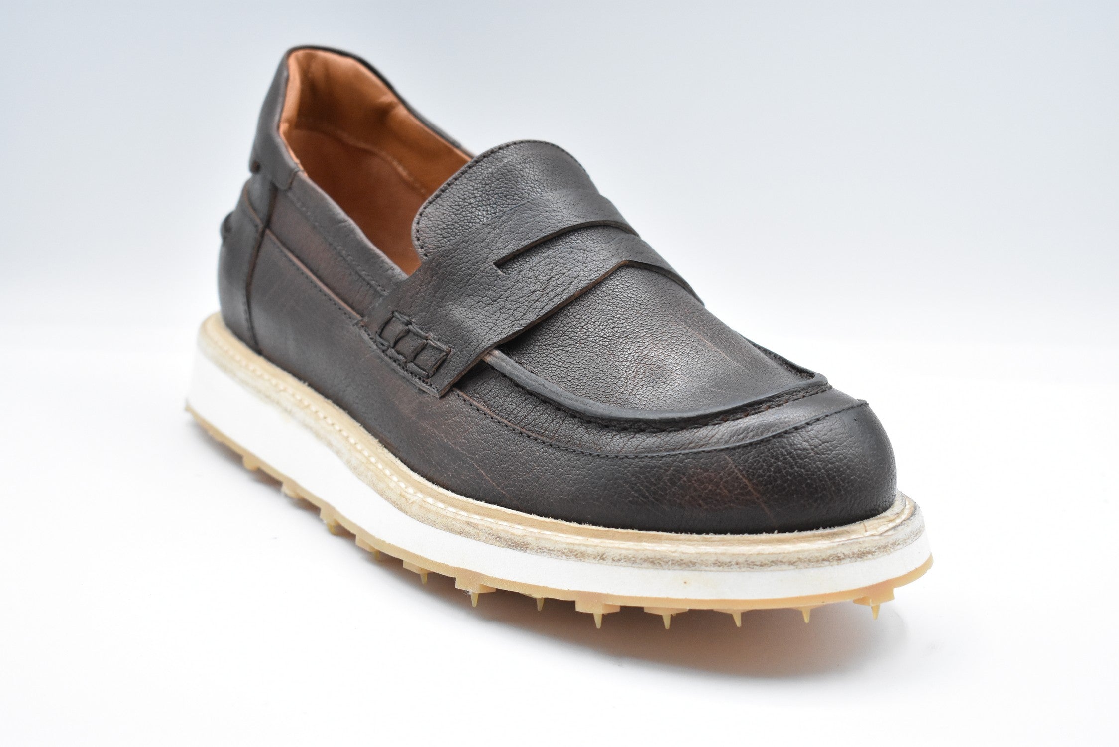 ERNESTO DOLANI Sophisticated Penny Strap Moccasin Shoes for Men