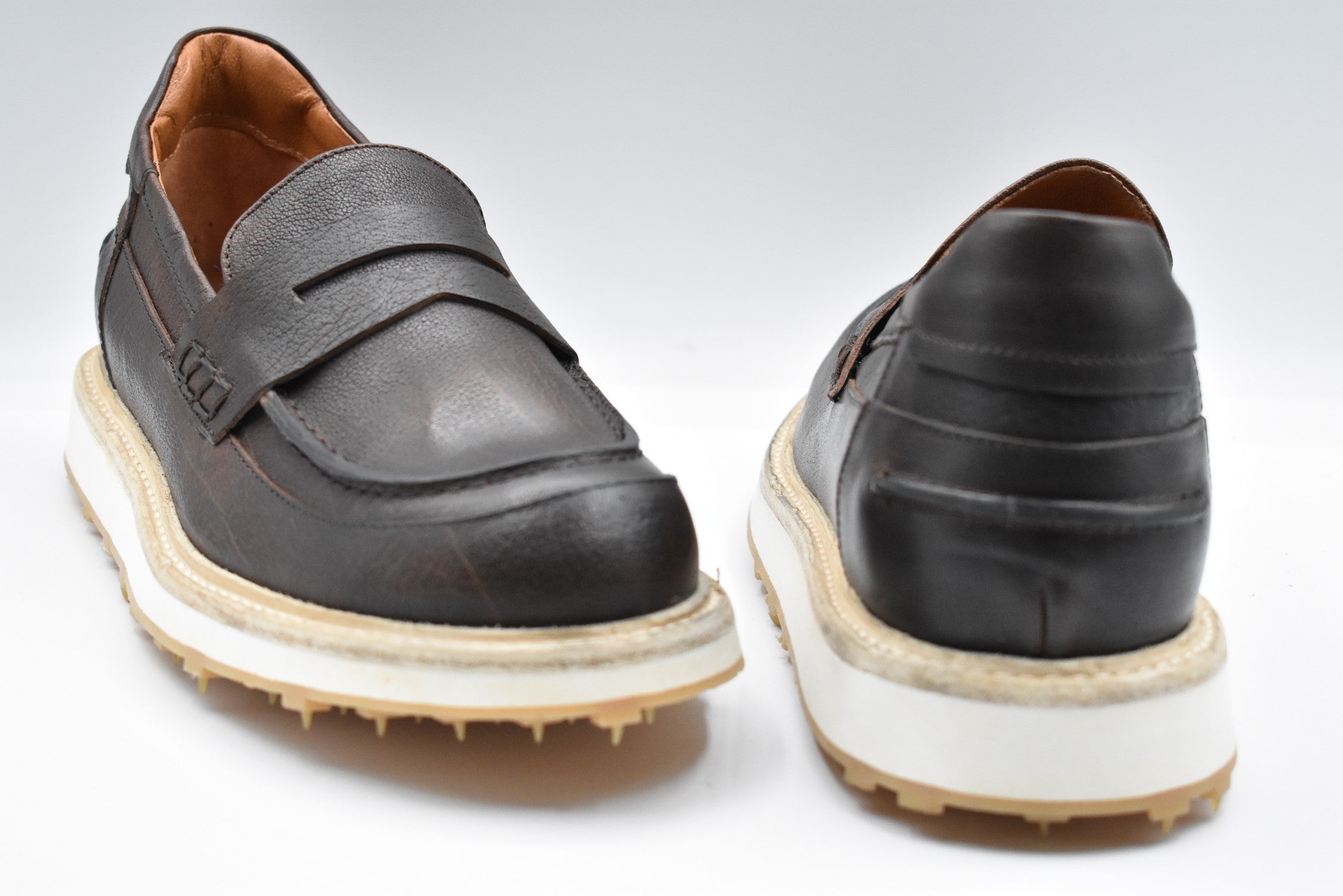 ERNESTO DOLANI Sophisticated Penny Strap Moccasin Shoes for Men