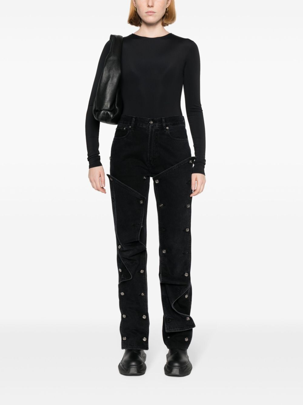 ENTIRE STUDIOS Long Sleeve Bodysuit - Nylon Spandex